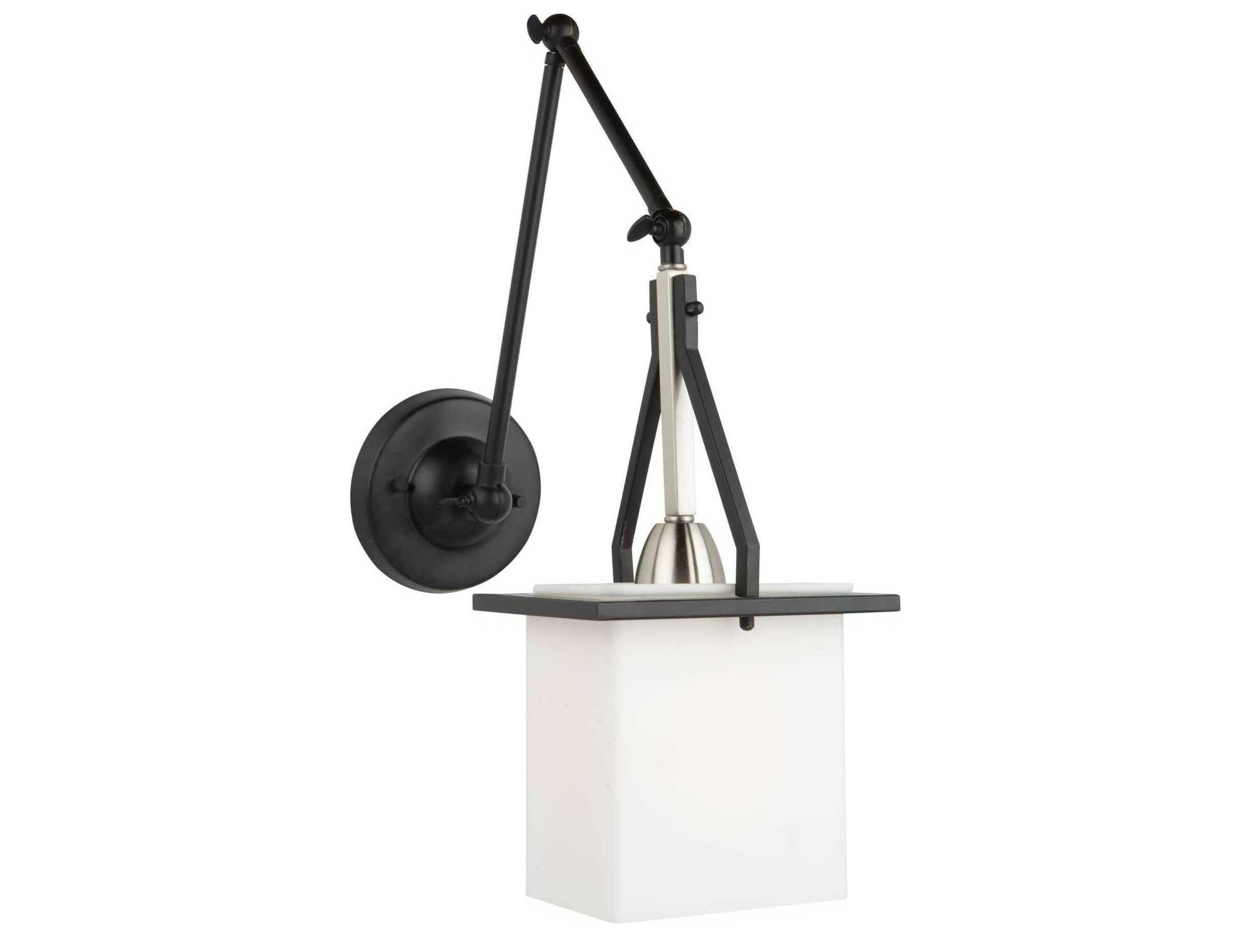 Artcraft Brydon 1-Light Black And Brushed Nickel Glass LED Geometric Mini Pendant