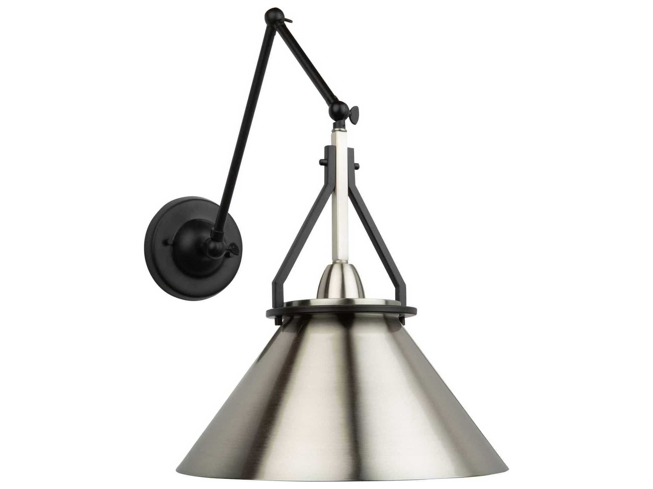 Artcraft Brydon 1-Light Black And Brushed Nickel LED Empire Round Pendant