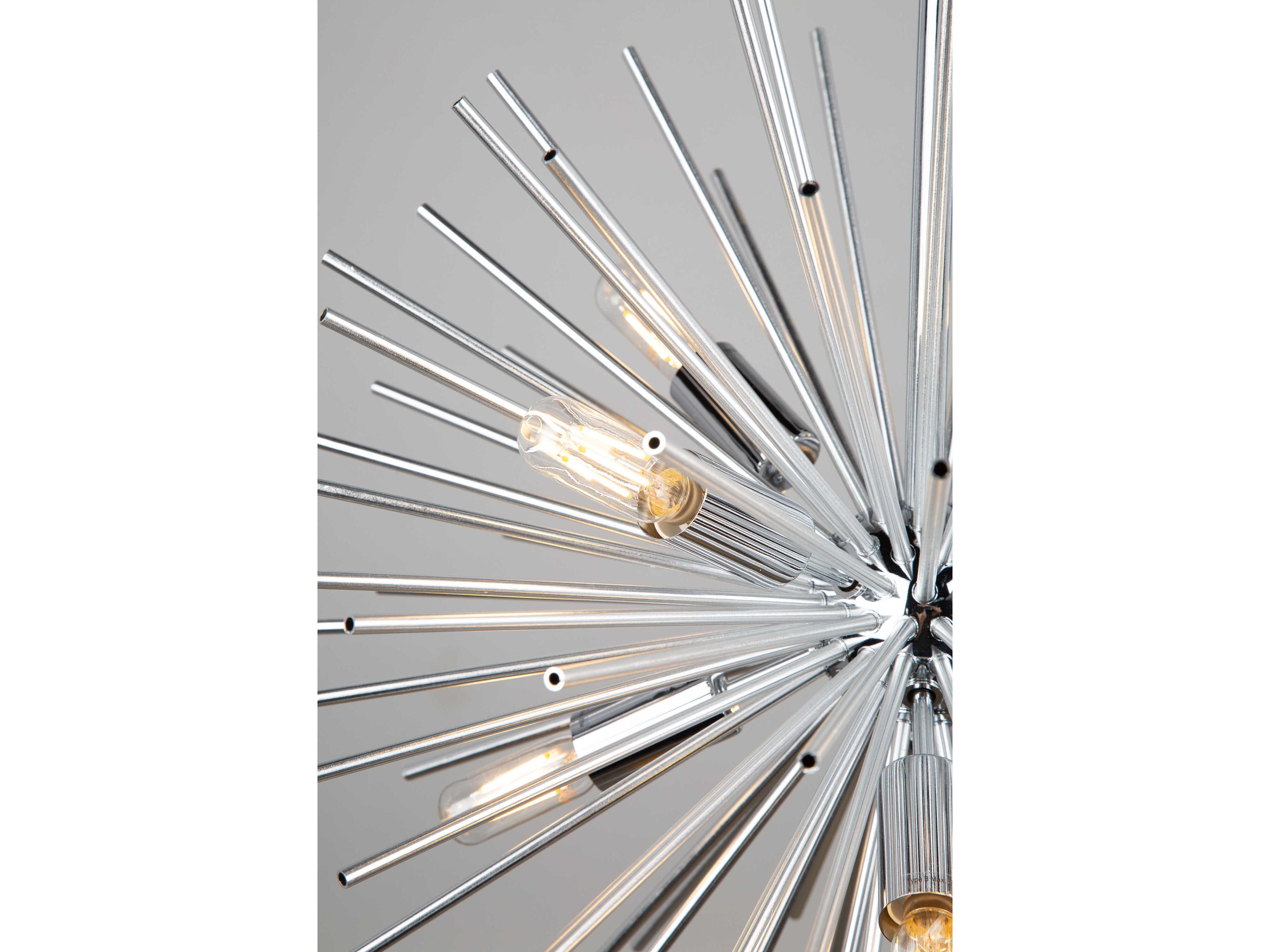 Artcraft Sunburst 8-Light Chrome Sputnik Pendant