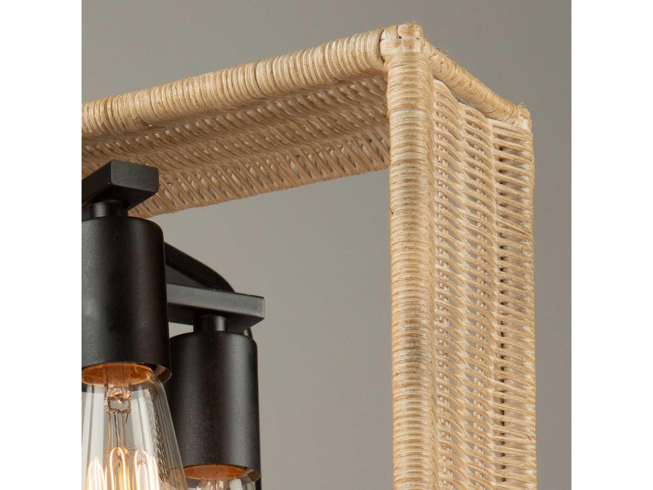 Artcraft Perris 4-Light Black Pendant