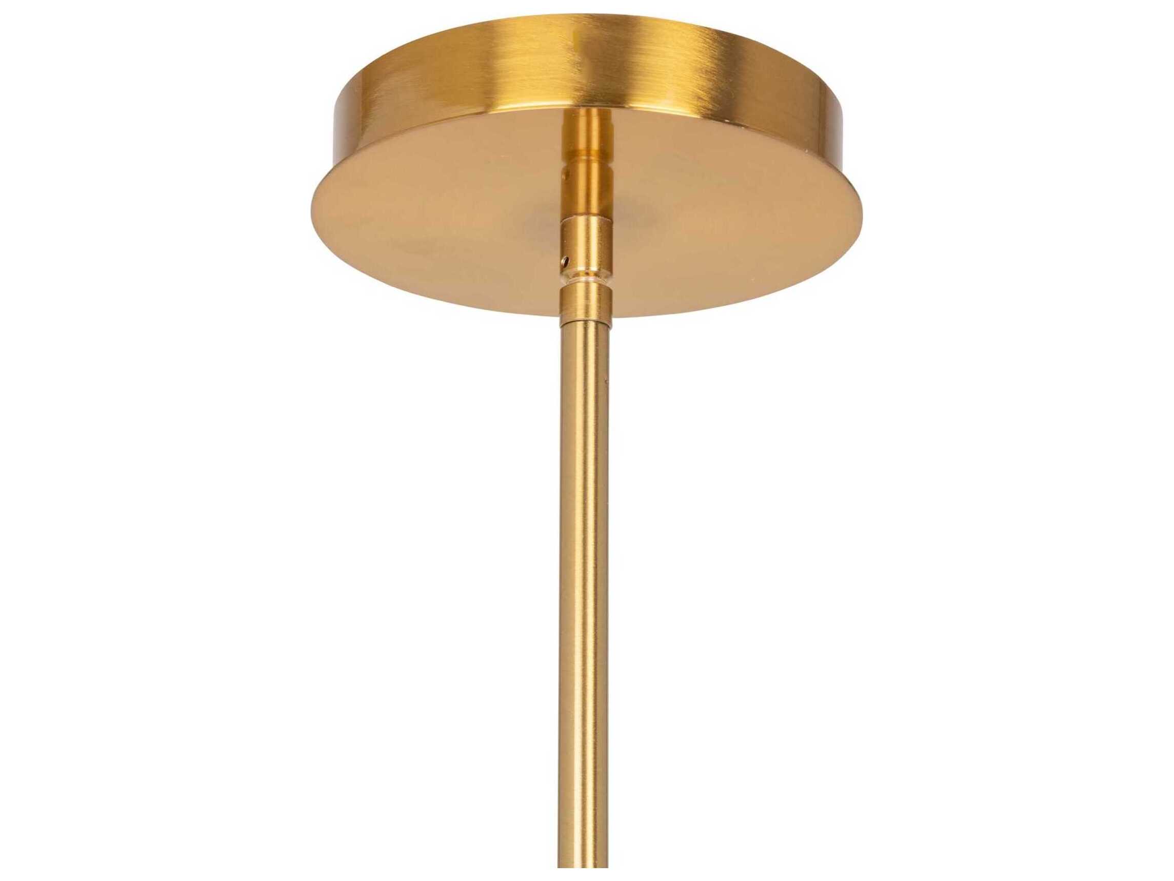 Artcraft Aurelia 1-Light Brass Globe Mini Pendant