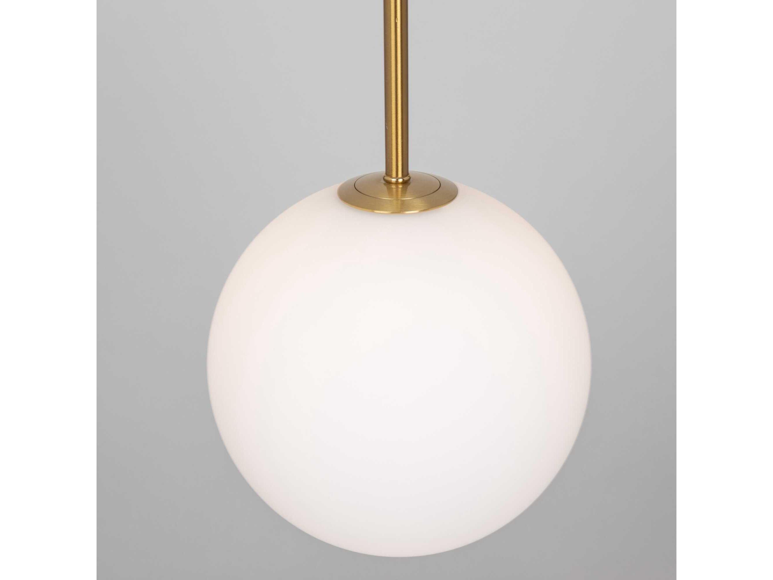 Artcraft Aurelia 1-Light Brass Globe Mini Pendant