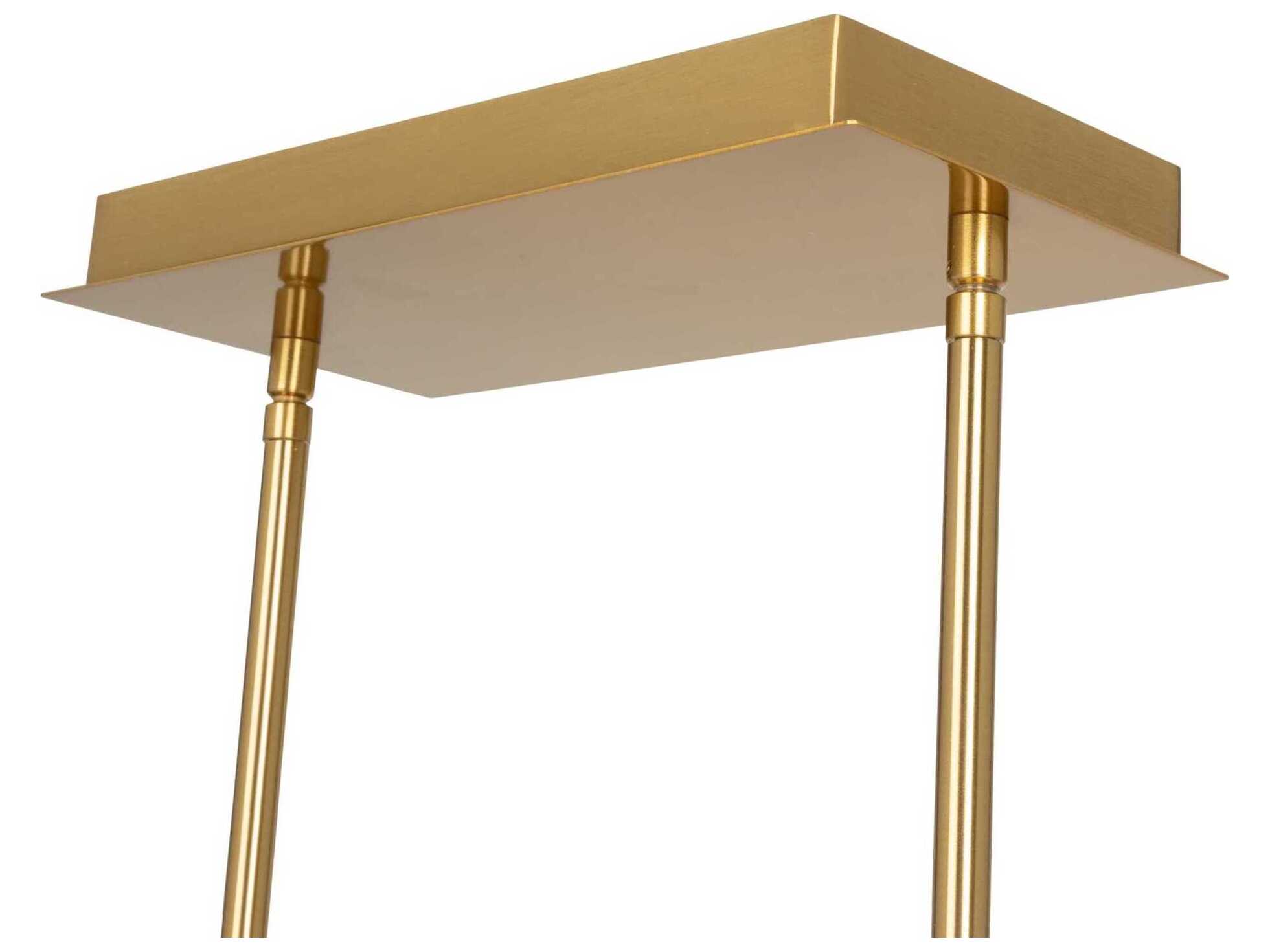 Artcraft Aurelia 4-Light Brass Globe Island Pendant