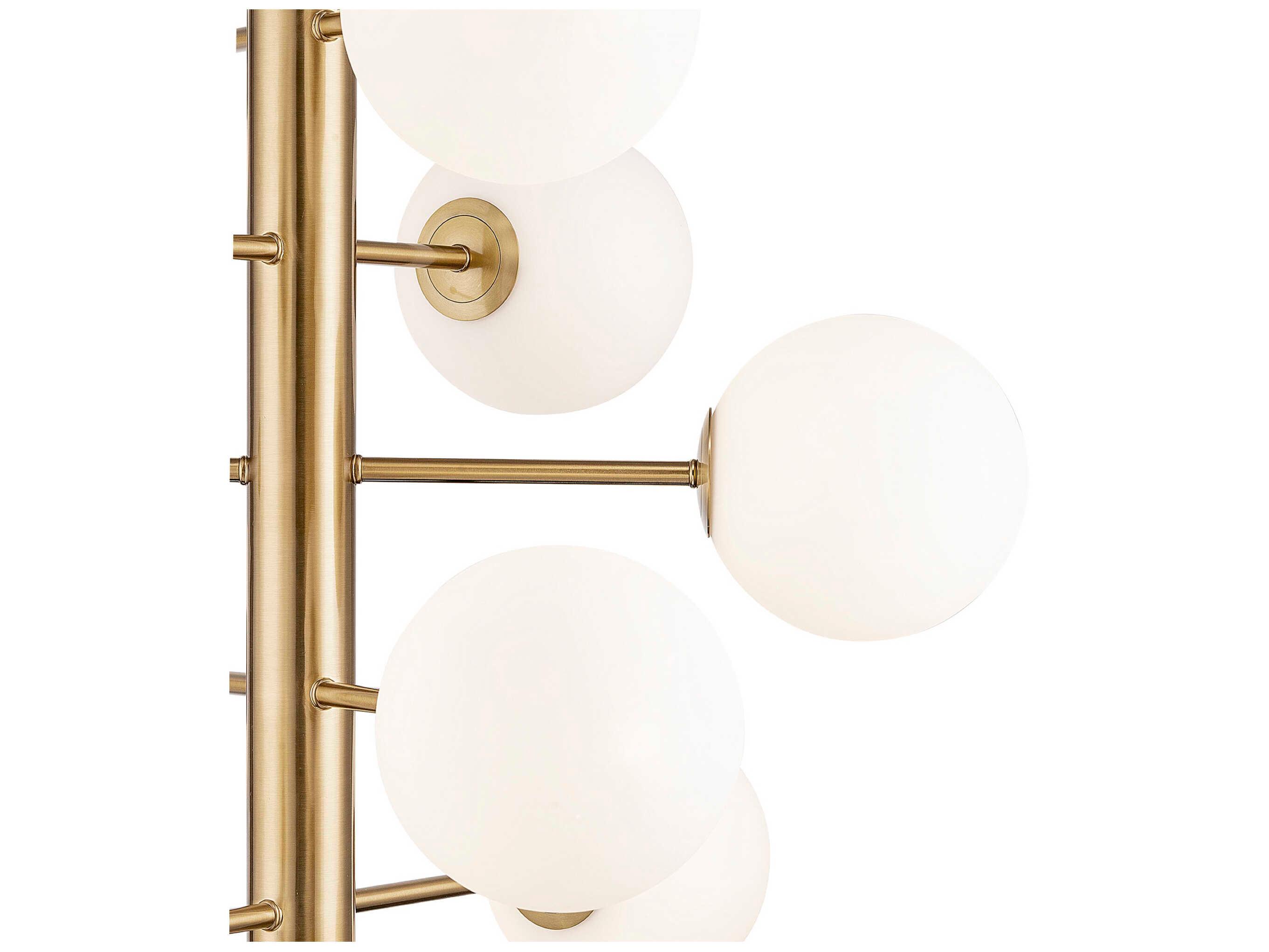 Artcraft Aurelia 12-Light Brass Globe Chandelier