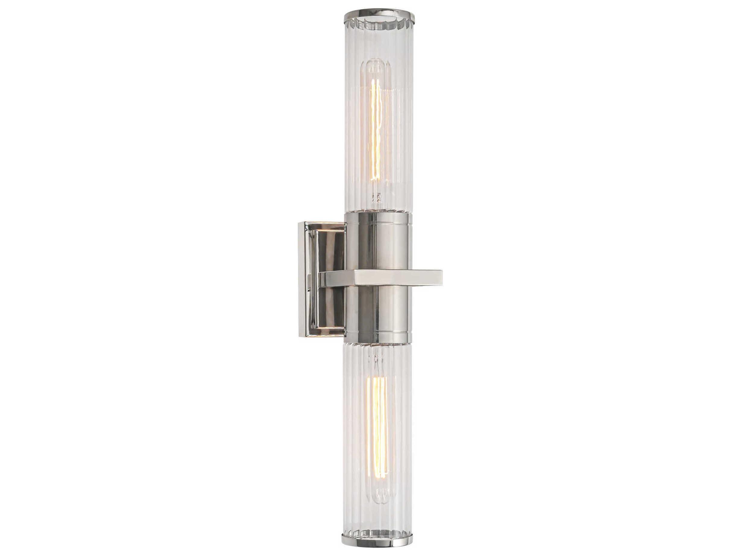Artcraft Positano 2-Light Polished Nickel Vanity Light