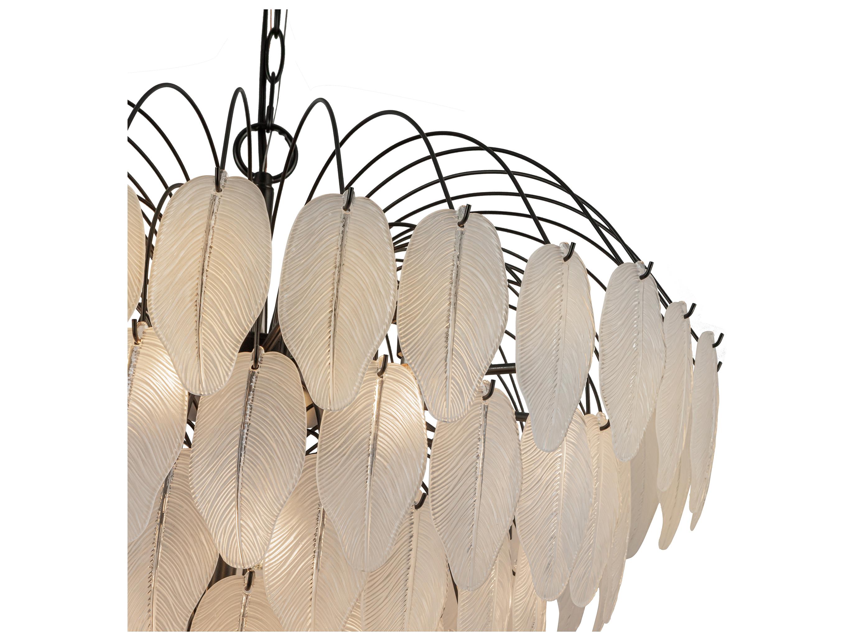 Artcraft Alessia 24-Light Black Tiered Chandelier