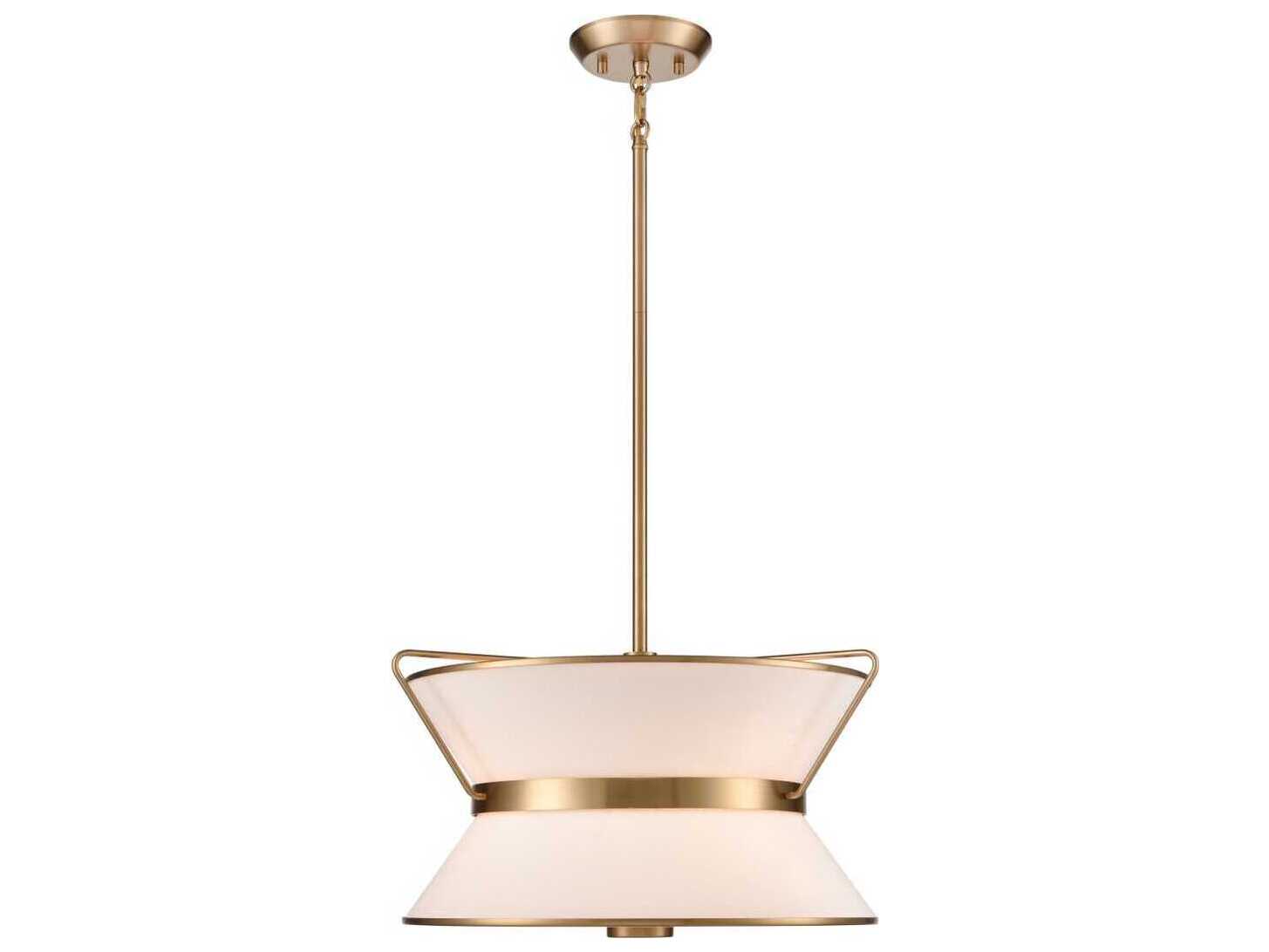 Artcraft Layla 4-Light Brushed Brass Lantern Pendant