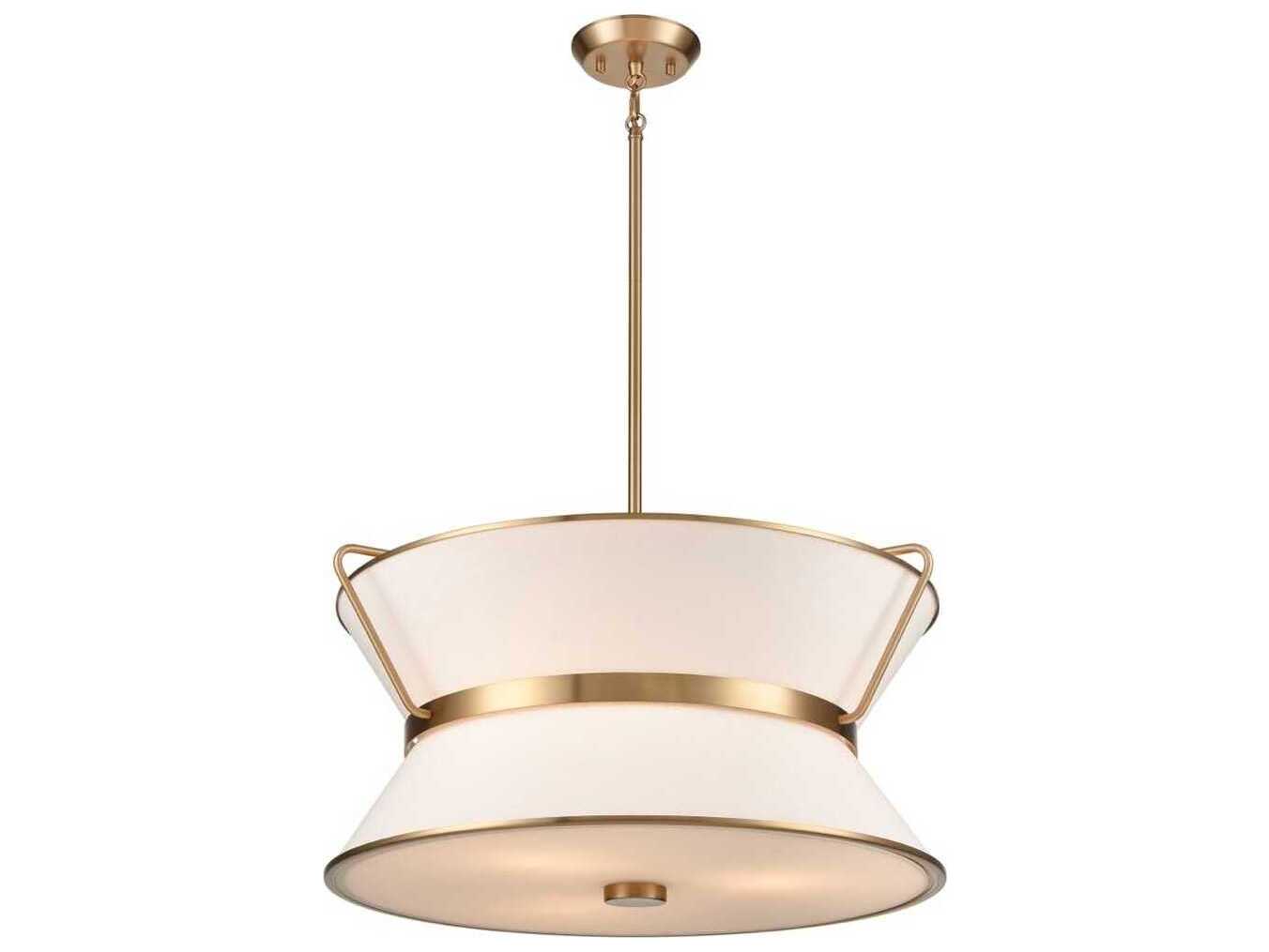 Artcraft Layla 6-Light Brushed Brass Lantern Pendant