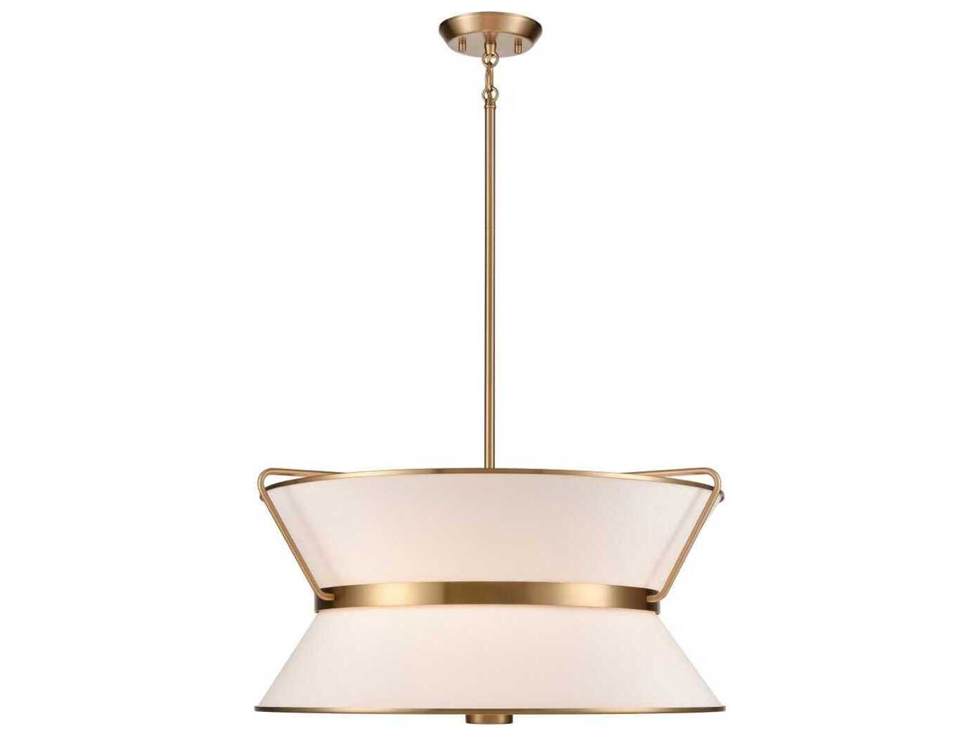 Artcraft Layla 6-Light Brushed Brass Lantern Pendant