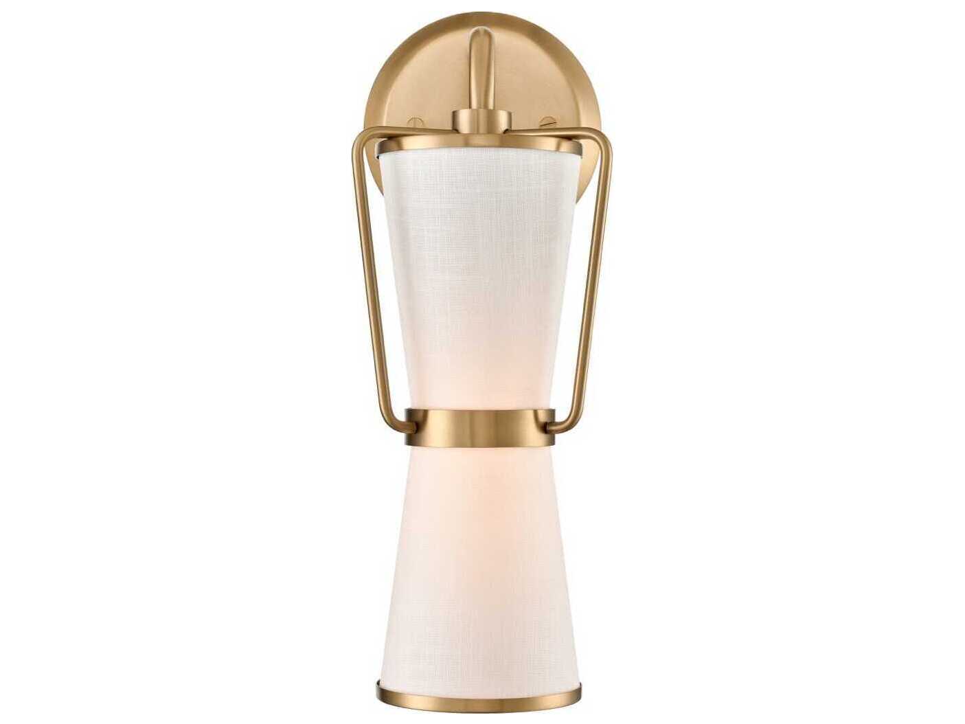 Artcraft Layla 1-Light Brushed Brass Wall Sconce