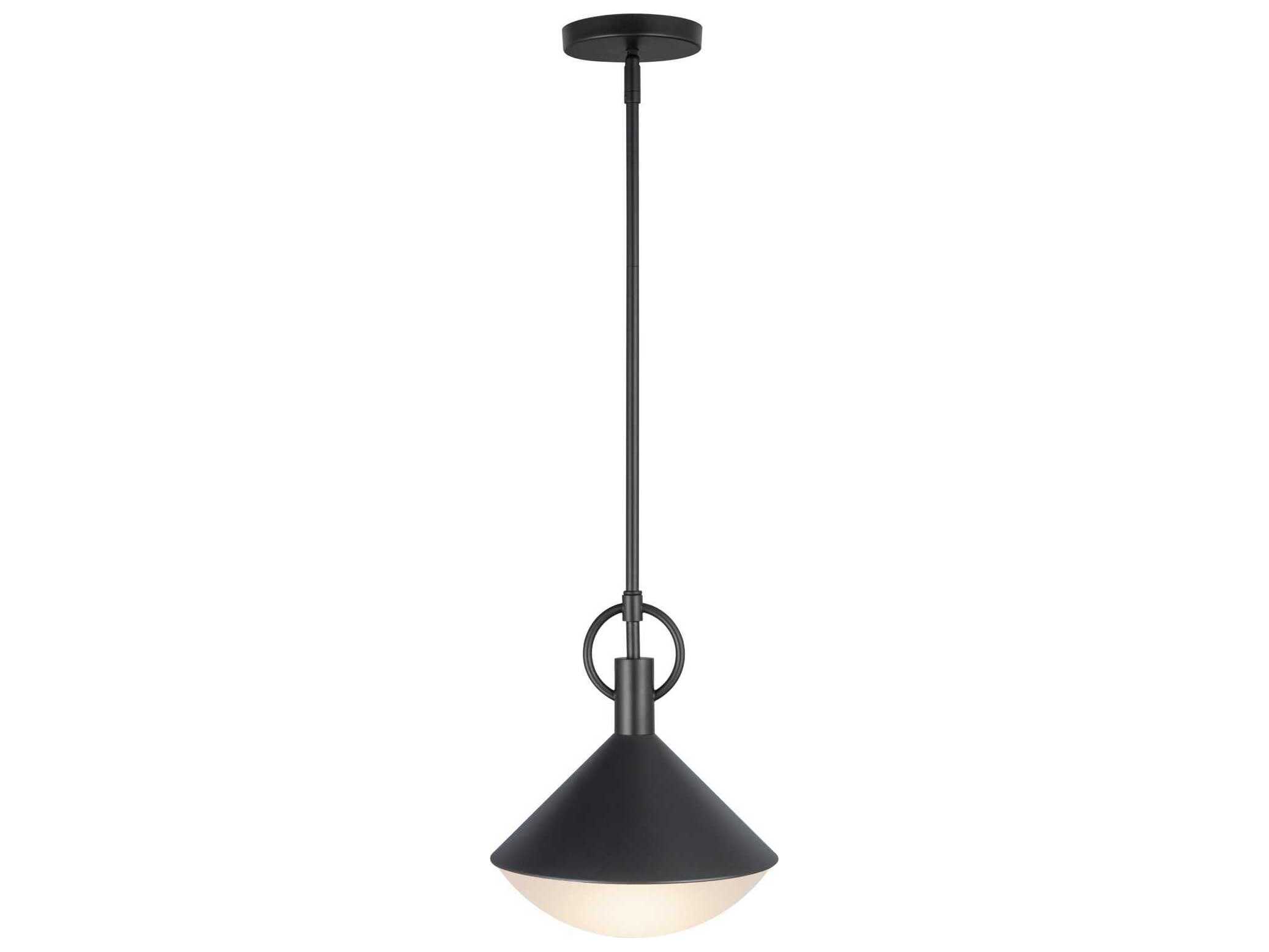 Artcraft Abruzzo 1-Light Black Mini Pendant