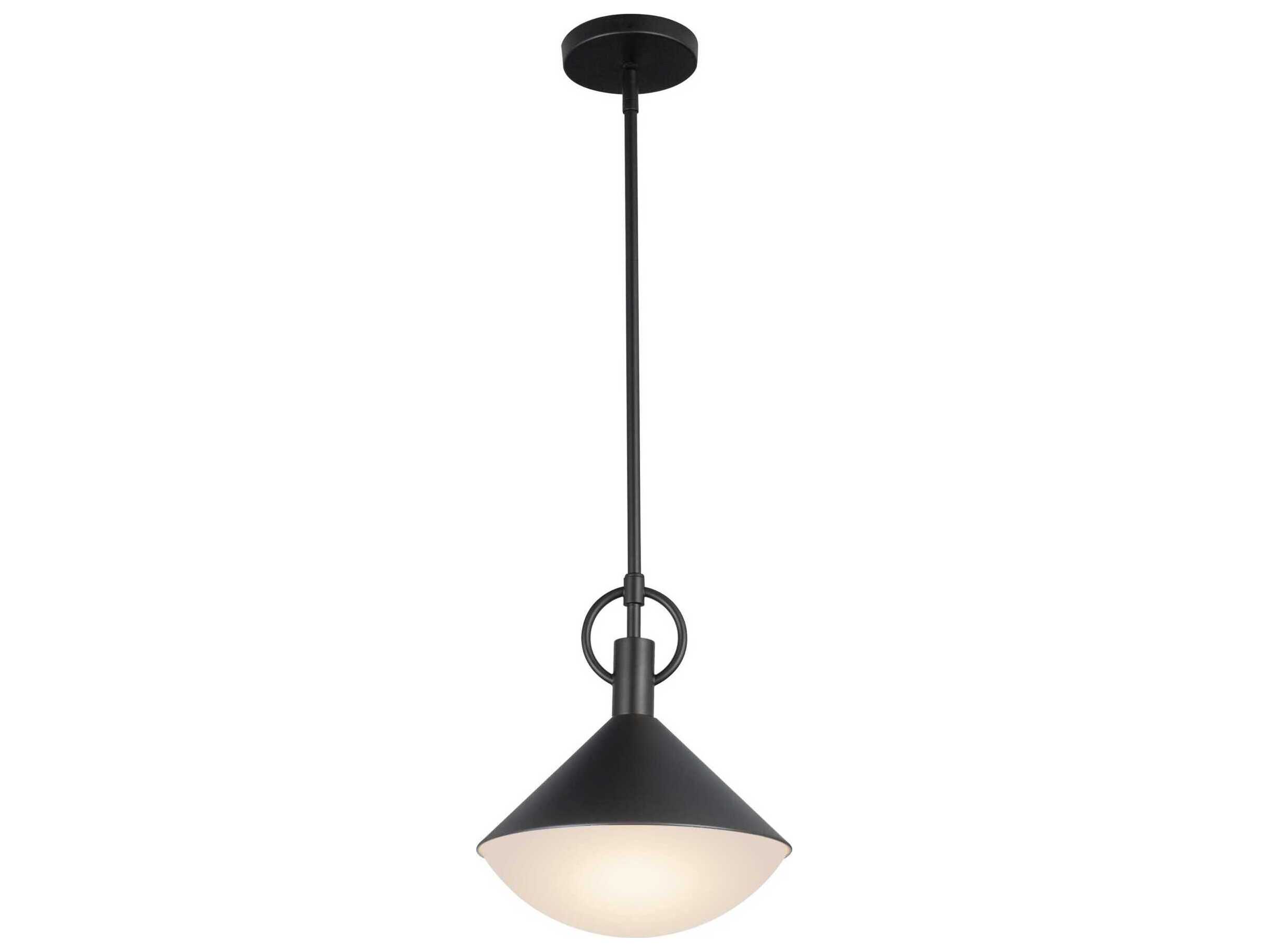 Artcraft Abruzzo 1-Light Black Mini Pendant