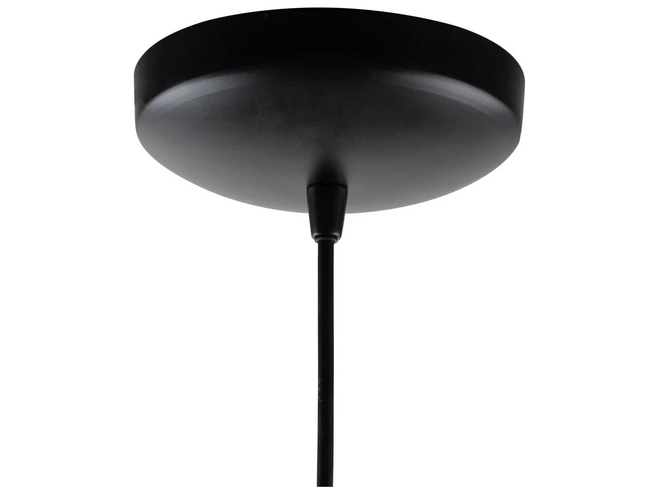 Artcraft Orsa 1-Light Mirror Glass Black Globe Mini Pendant