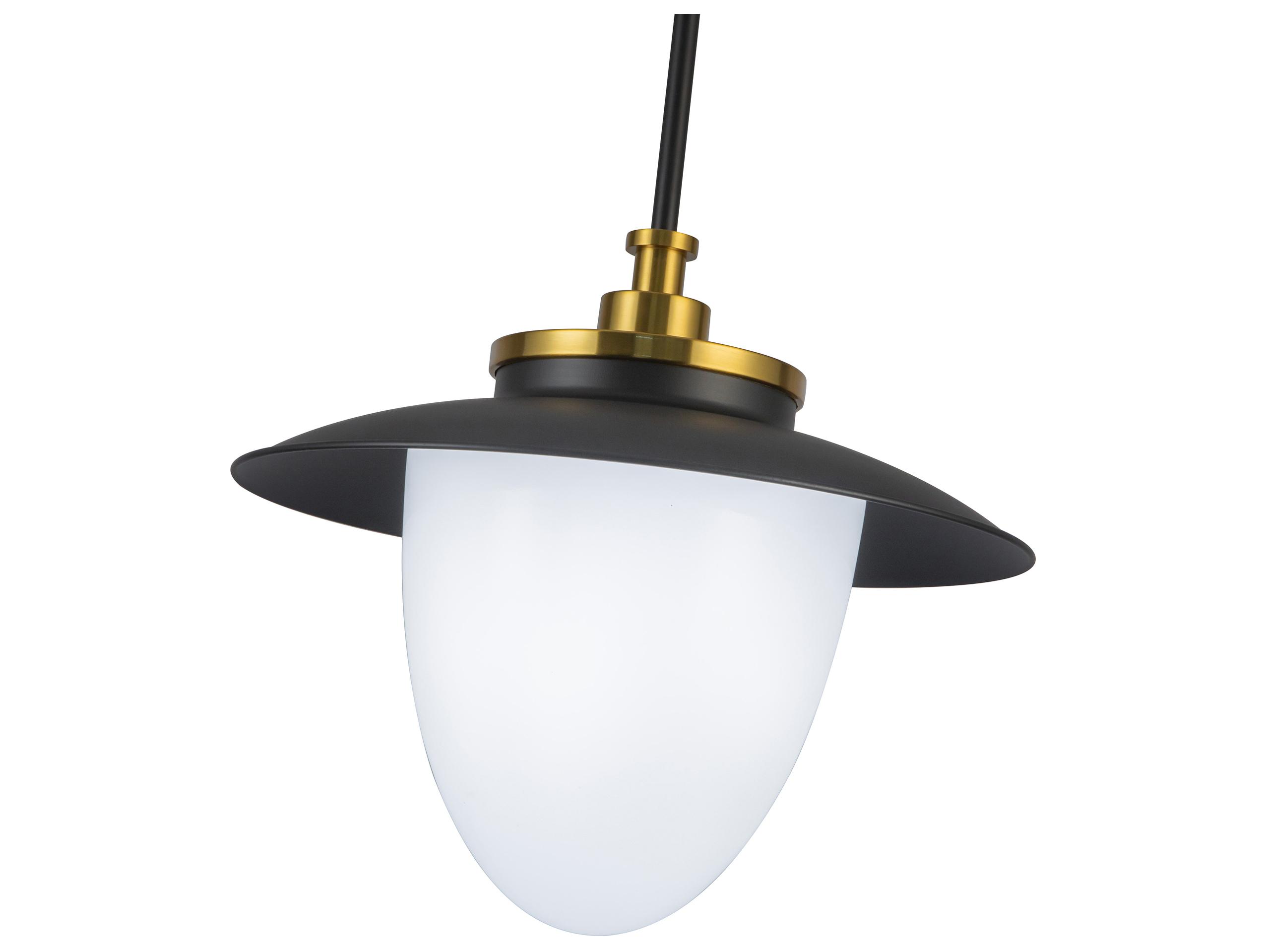 Artcraft Dahlia 1-Light Black Pendant