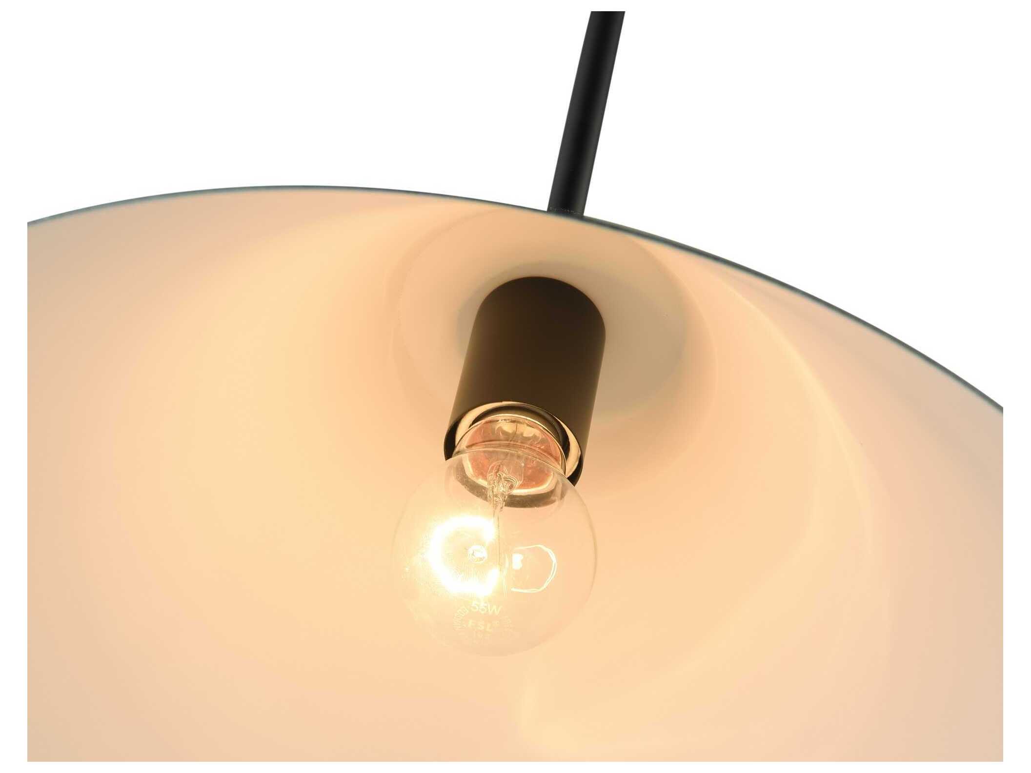 Artcraft Baltic 1-Light Black Brushed Brass Pendant