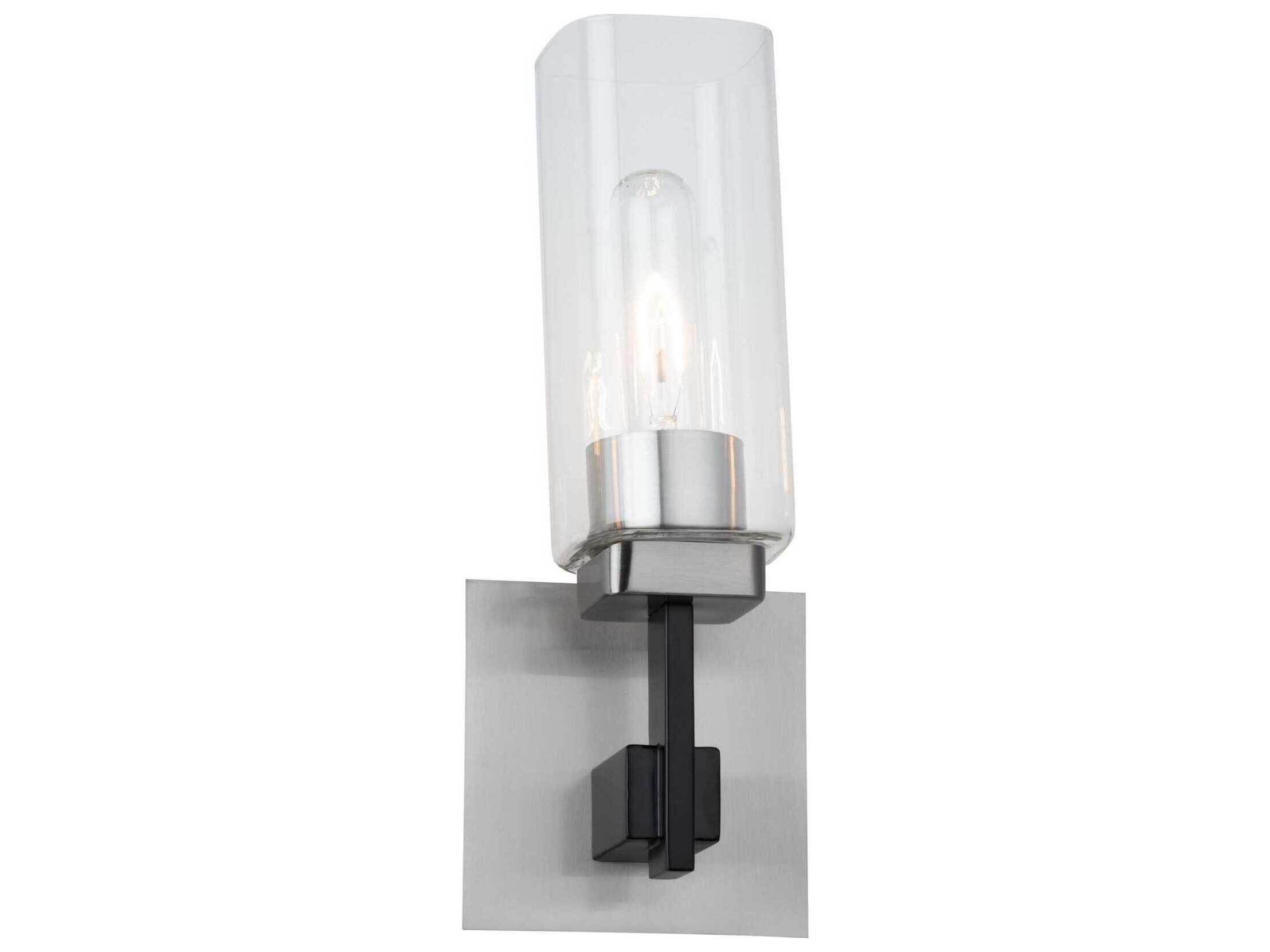 Artcraft Arlington 1-Light Satin Nickel Wall Sconce