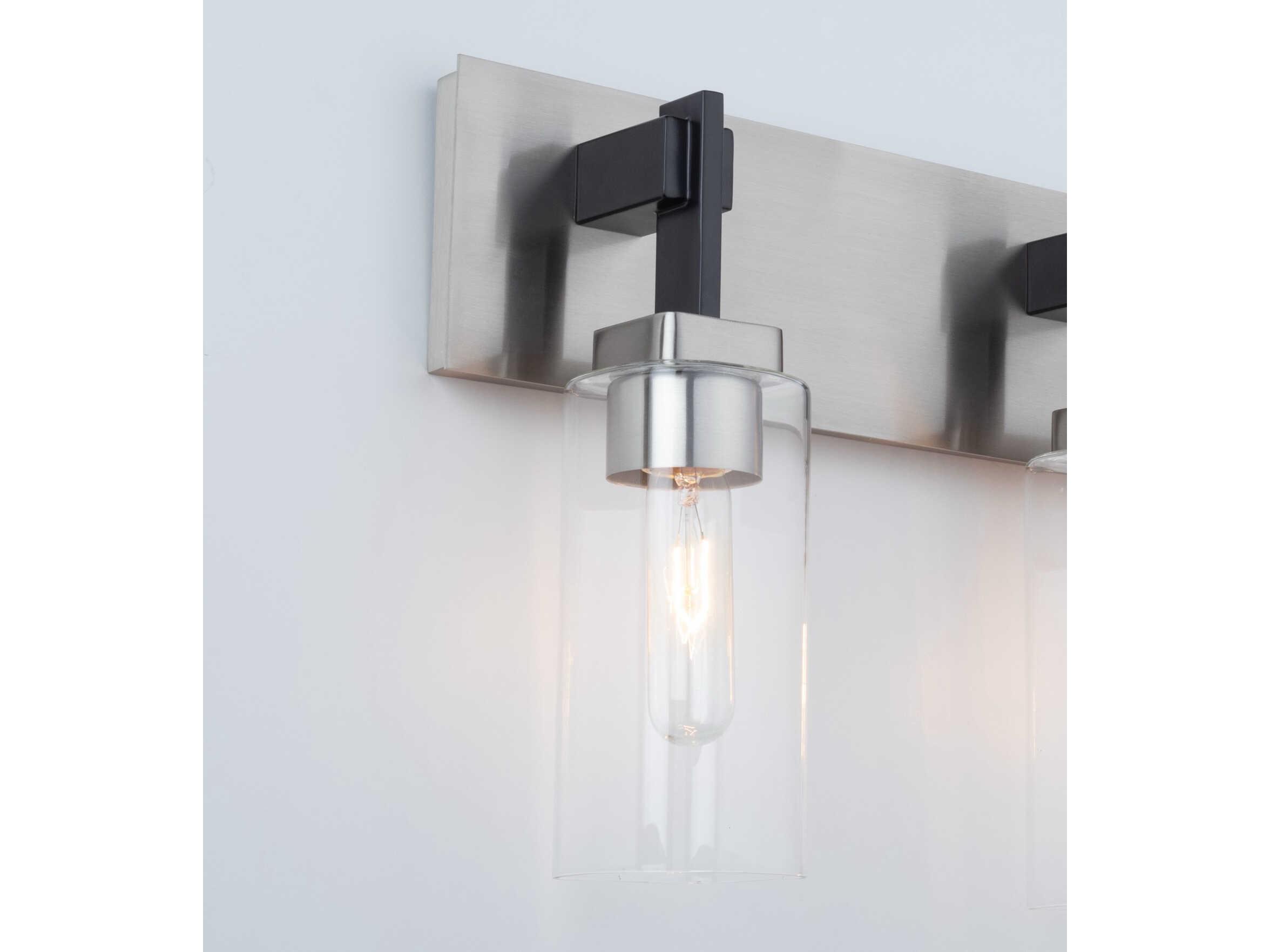 Artcraft Arlington 3-Light Satin Nickel Vanity Light