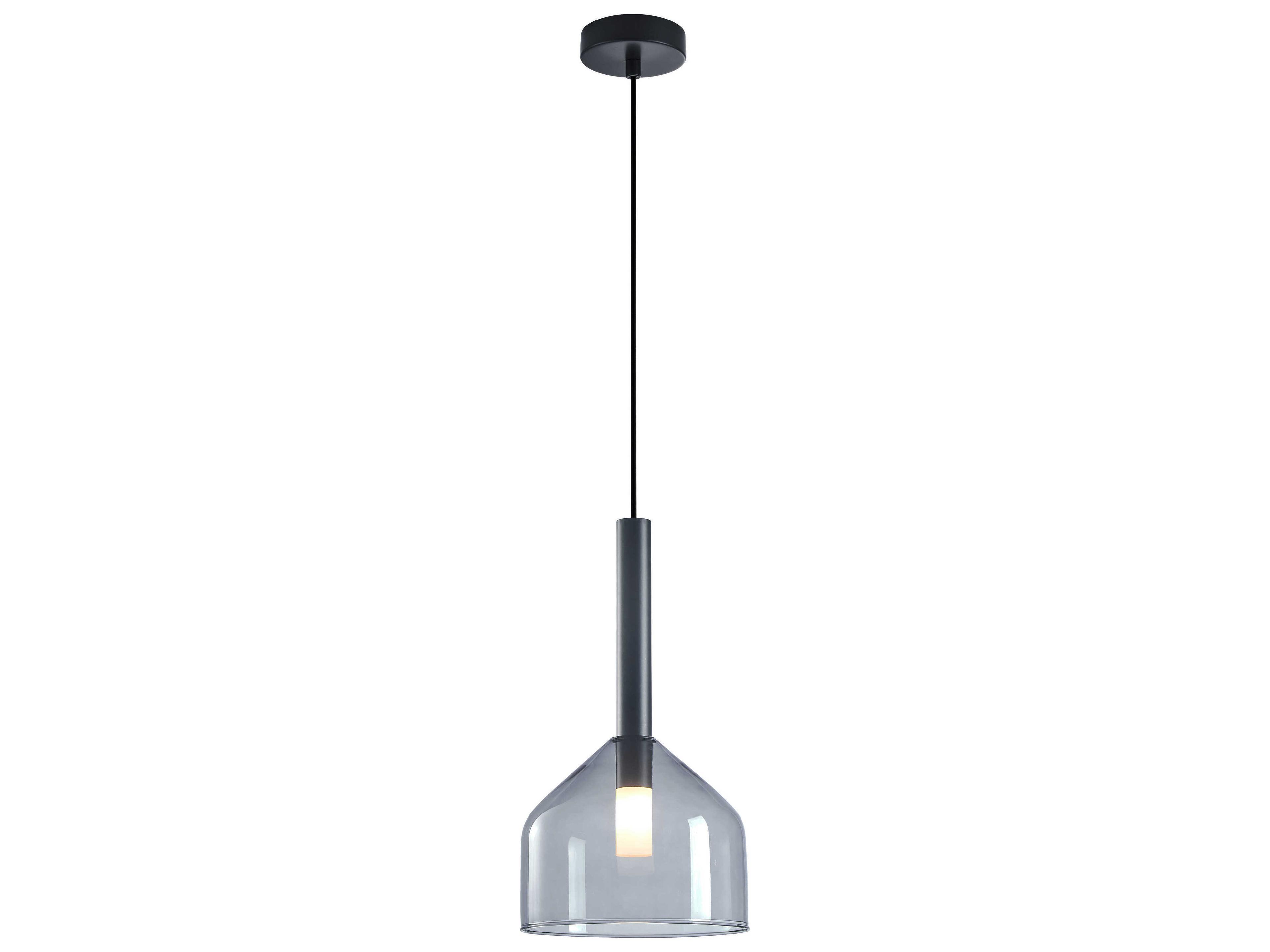 Artcraft Kali 1-Light Black Mini Pendant