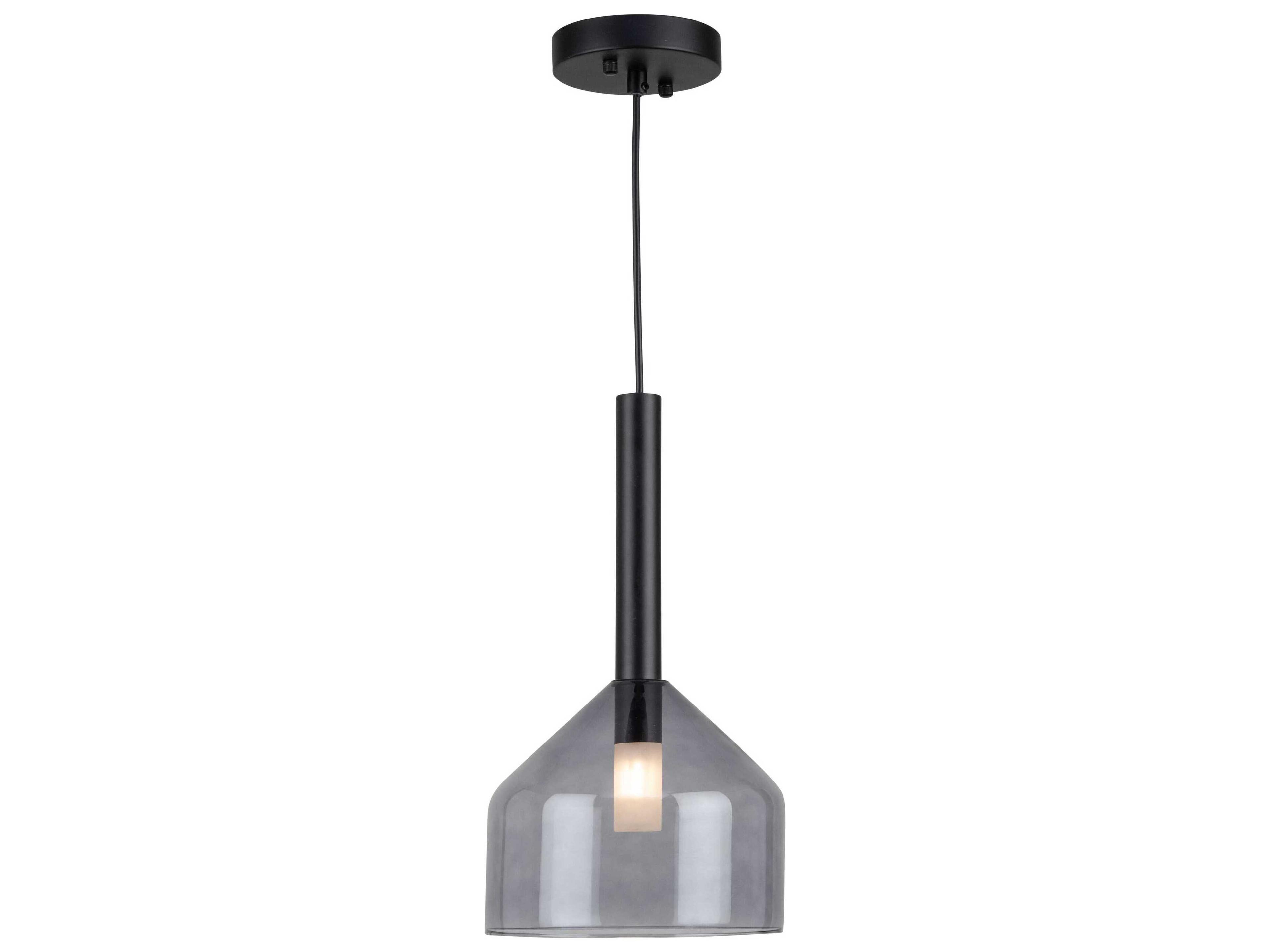Artcraft Kali 1-Light Black Mini Pendant