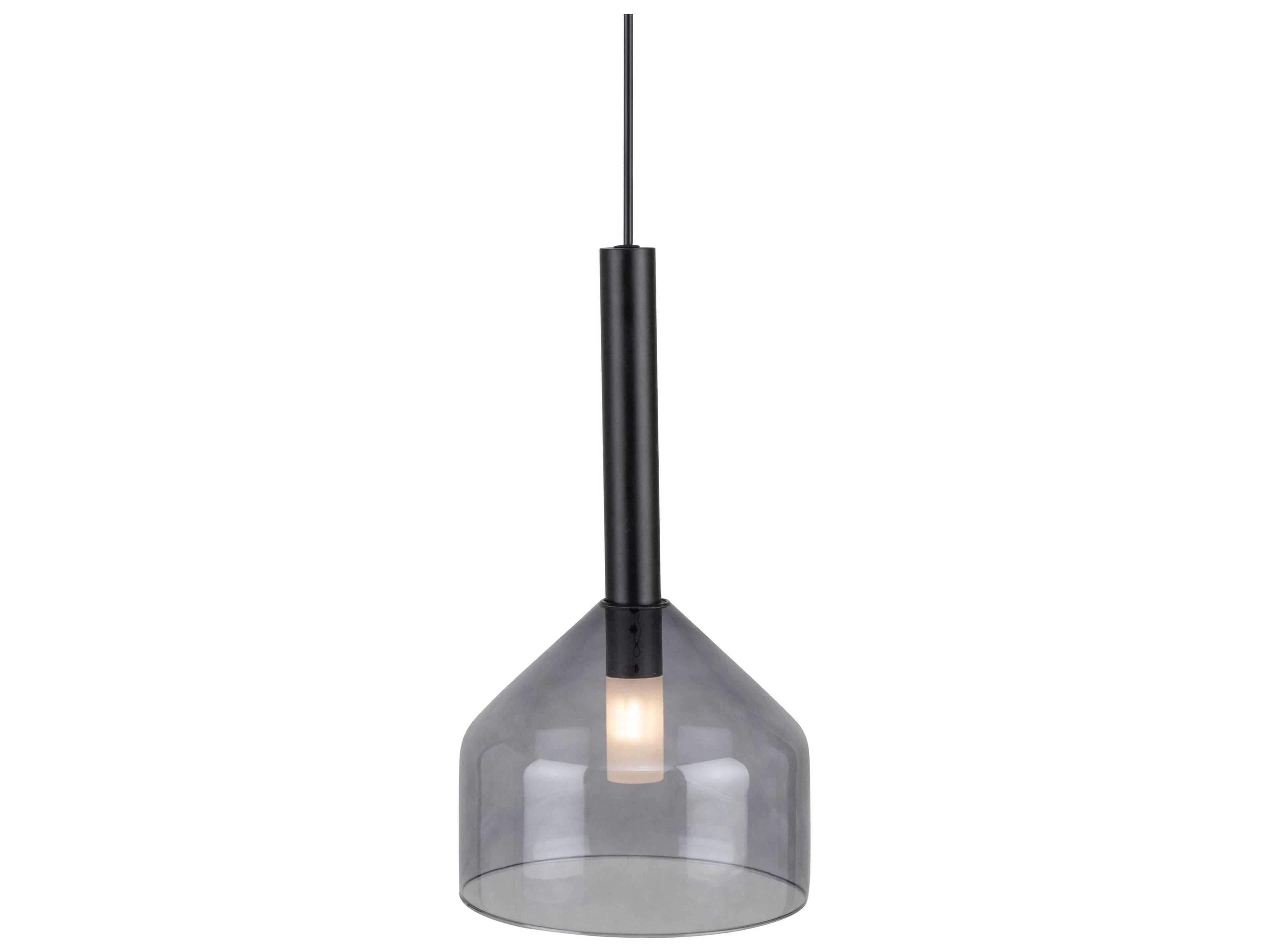 Artcraft Kali 1-Light Black Mini Pendant