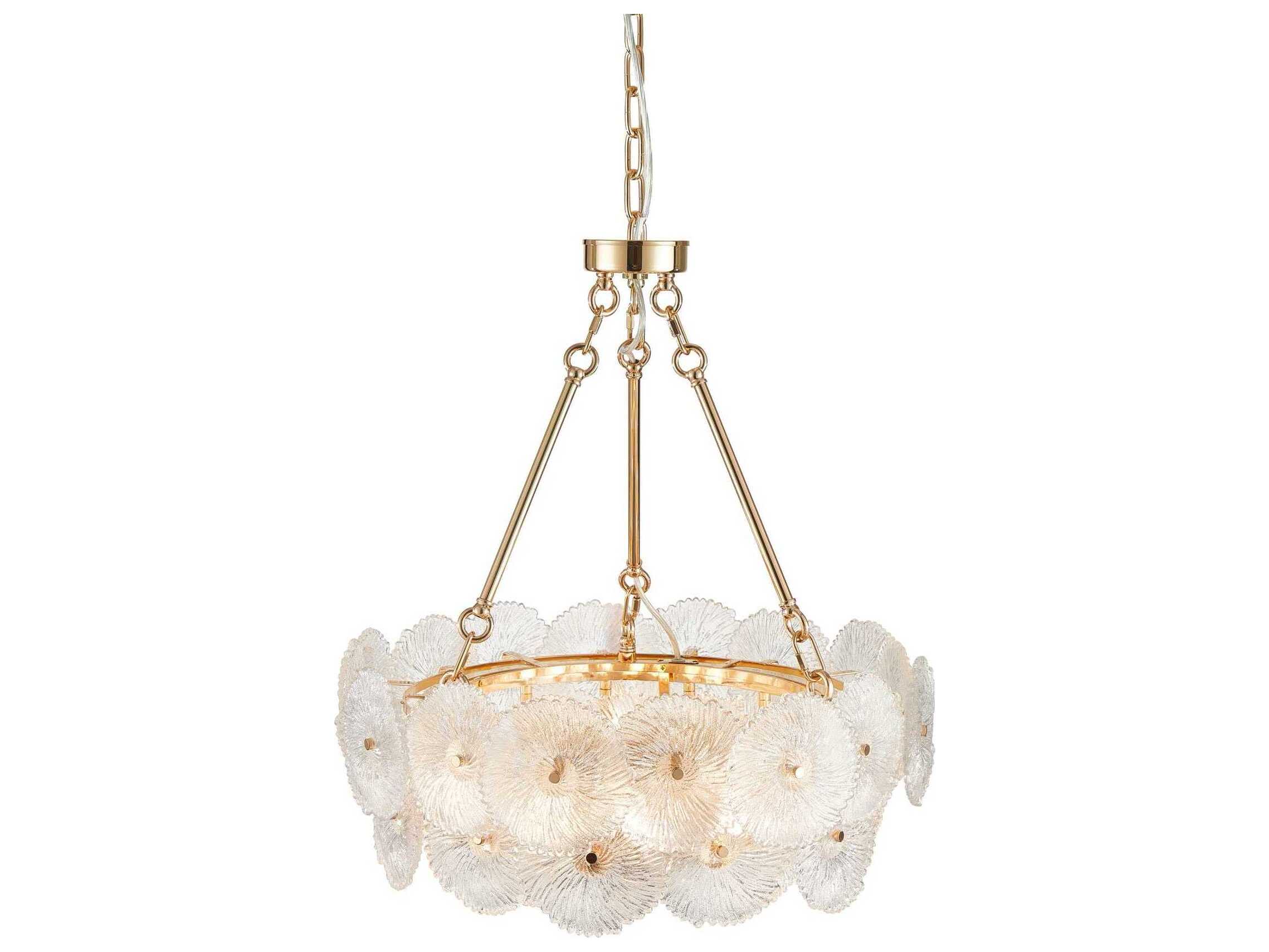Artcraft Bloom 15-Light Brass Chandelier