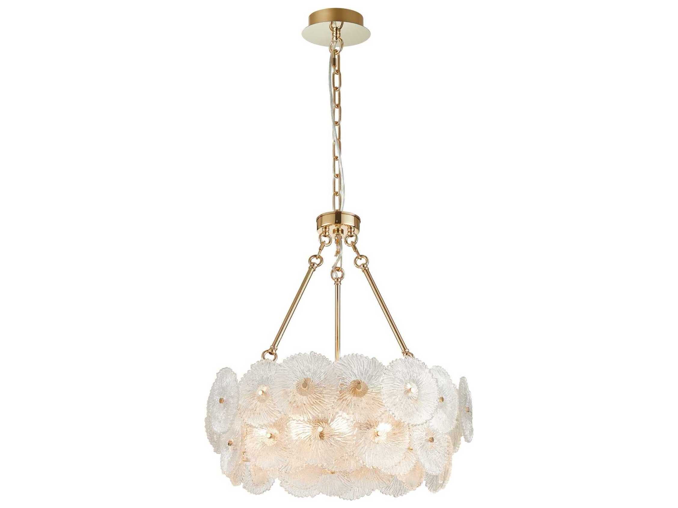 Artcraft Bloom 15-Light Brass Chandelier