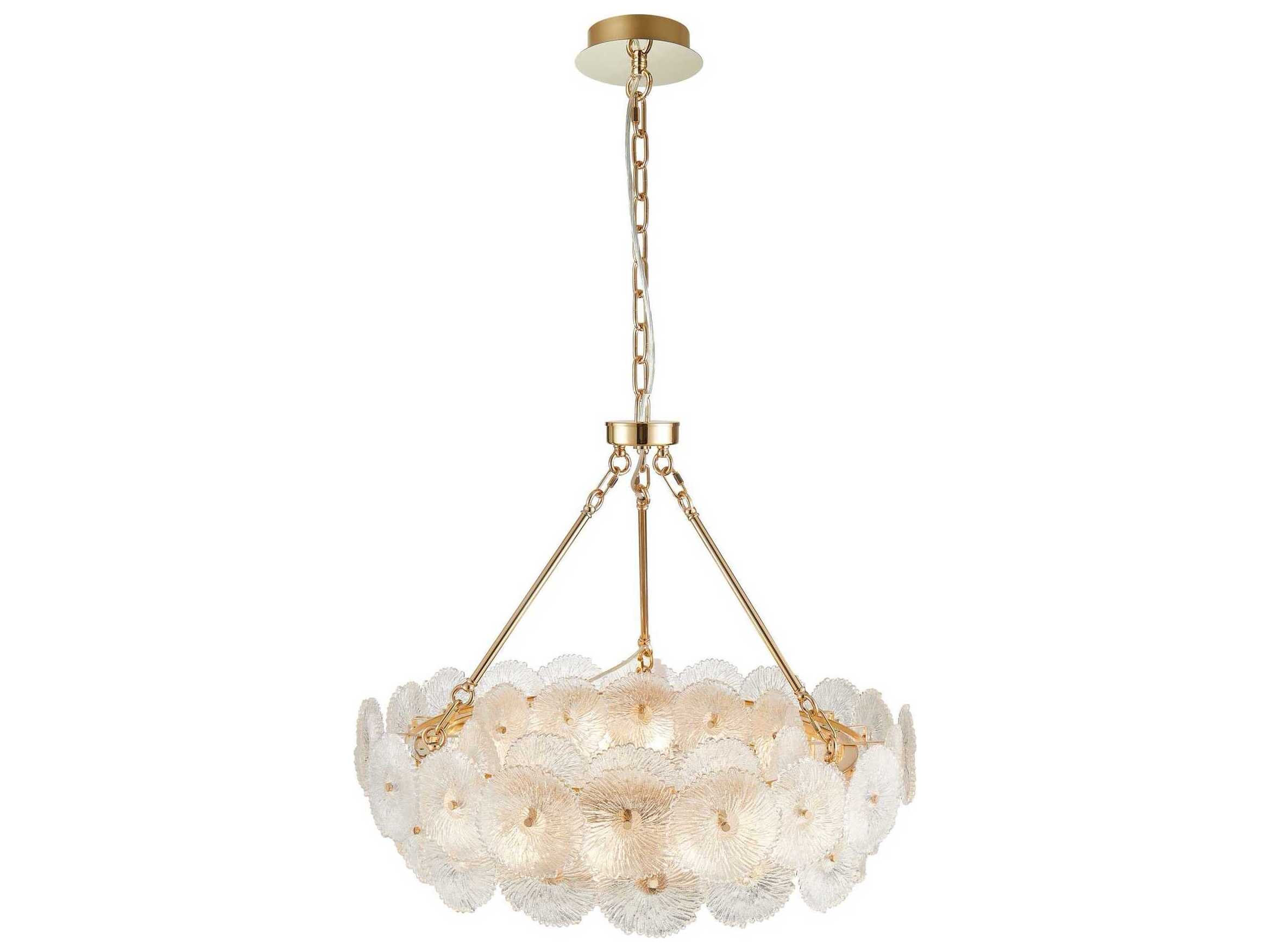 Artcraft Bloom 18-Light Brass Chandelier