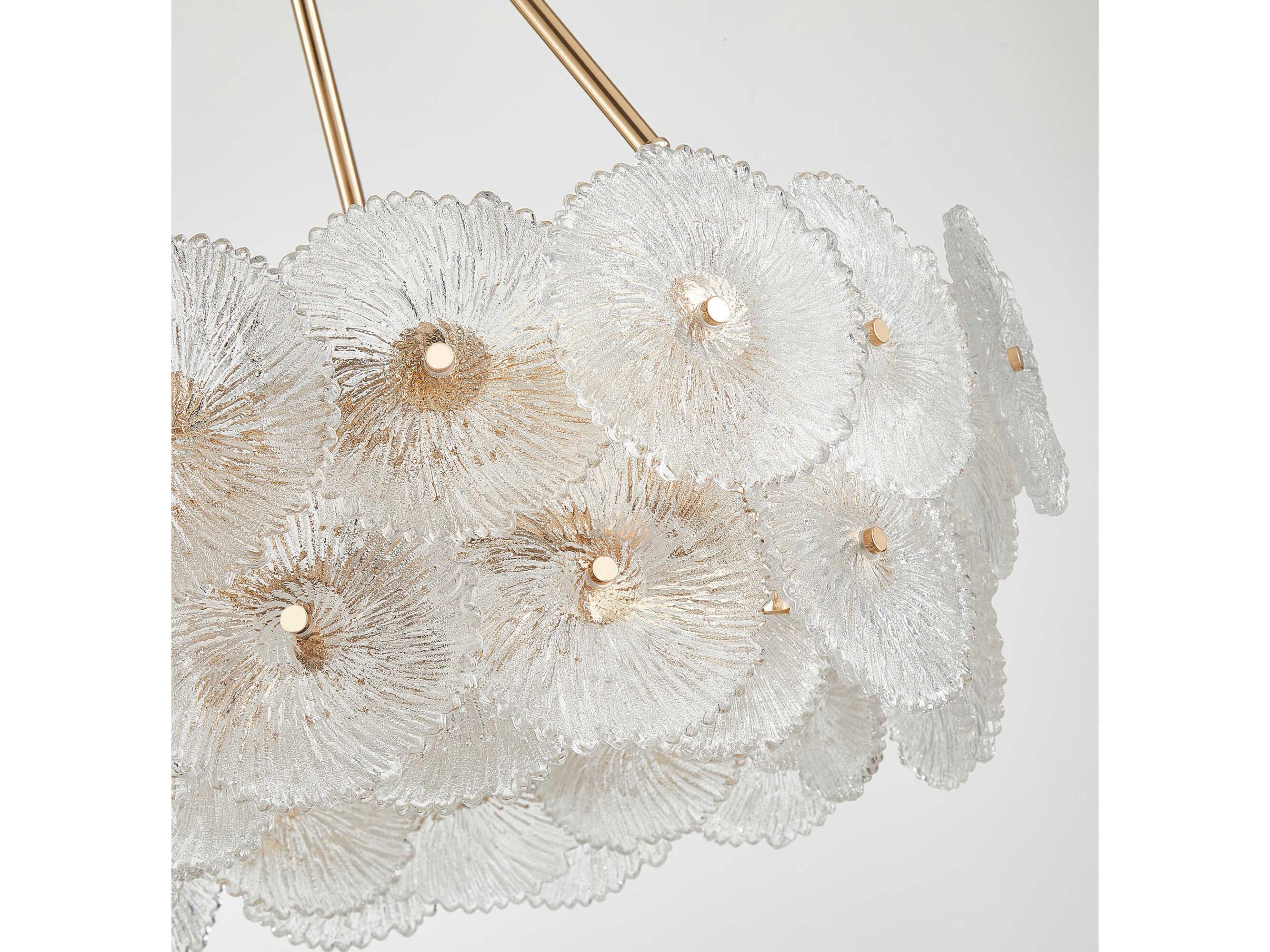 Artcraft Bloom 18-Light Brass Chandelier