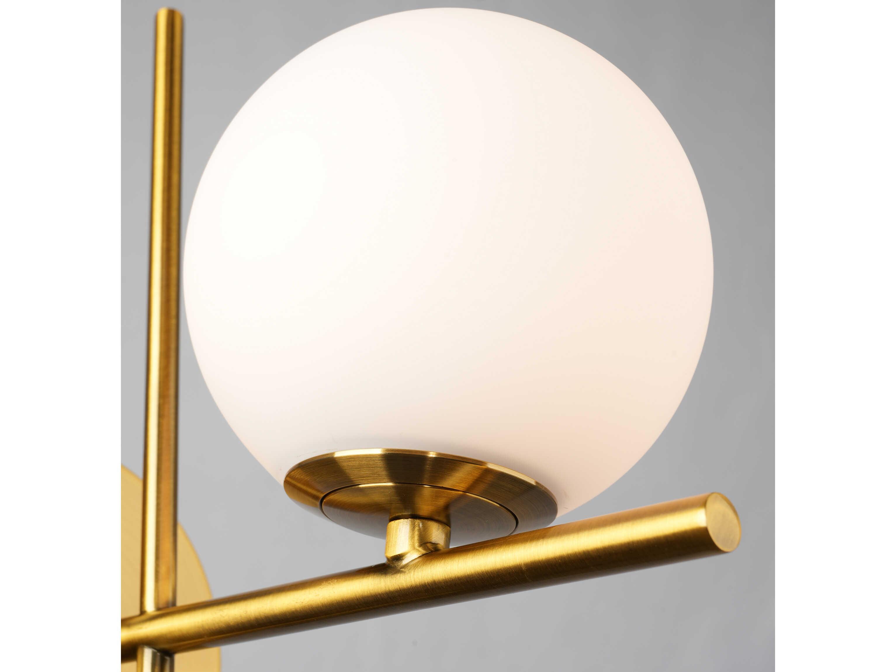 Artcraft Modena 1-Light Plated Brushed Brass Wall Sconce