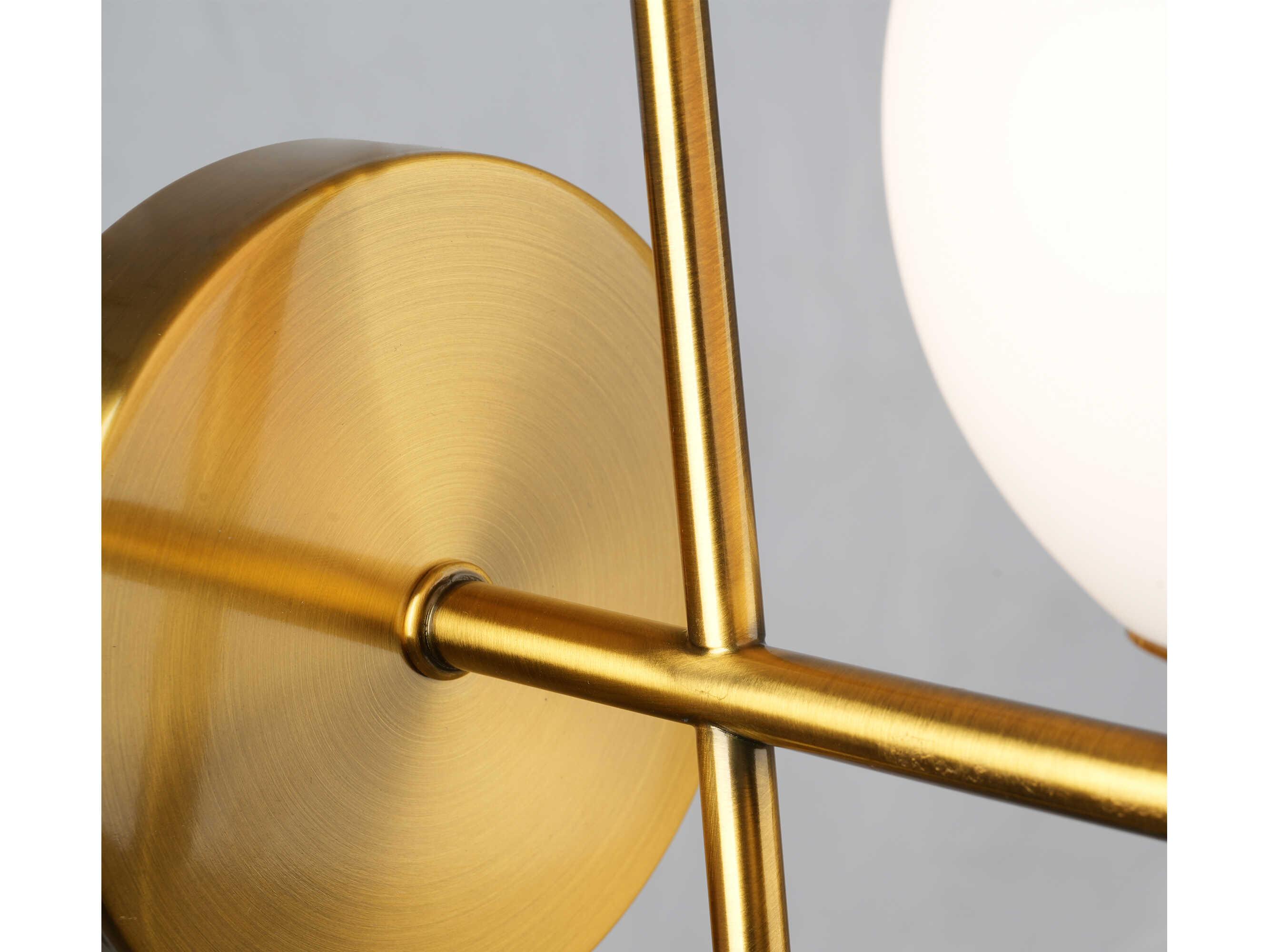 Artcraft Modena 1-Light Plated Brushed Brass Wall Sconce