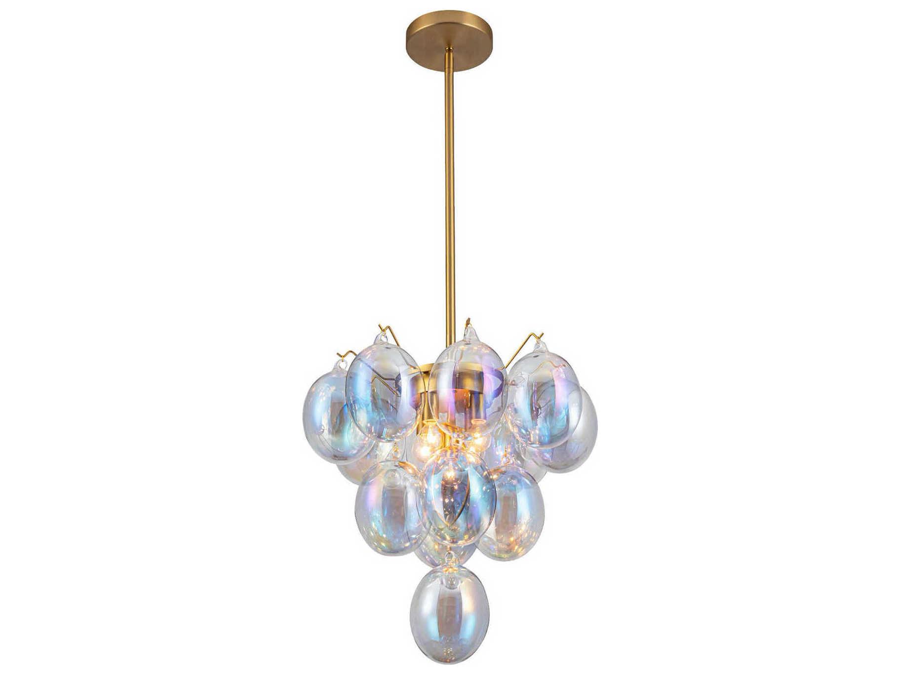 Artcraft Globo 5-Light Brass Chandelier