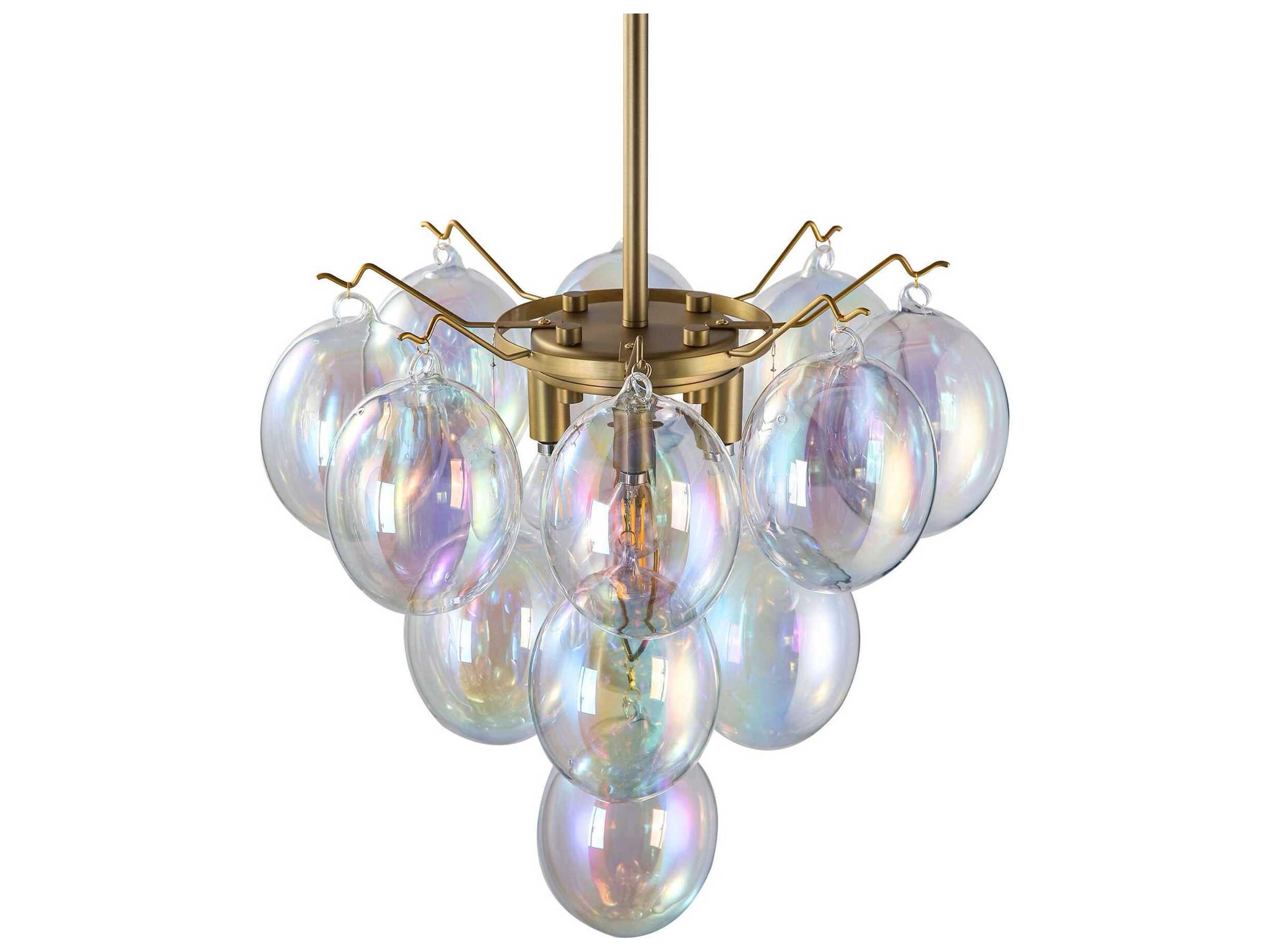 Artcraft Globo 5-Light Brass Chandelier