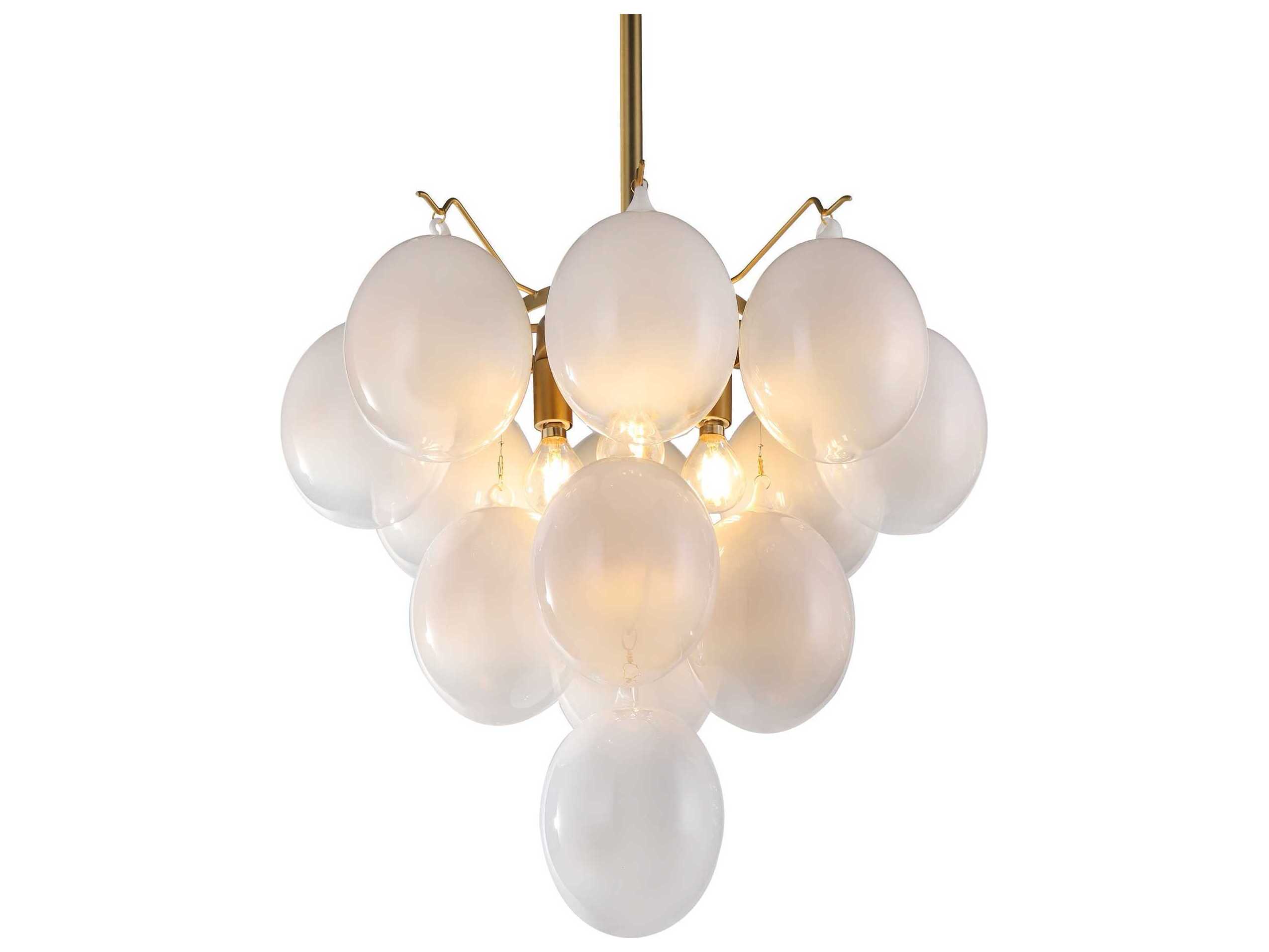 Artcraft Globo 5-Light Brass Globe Chandelier