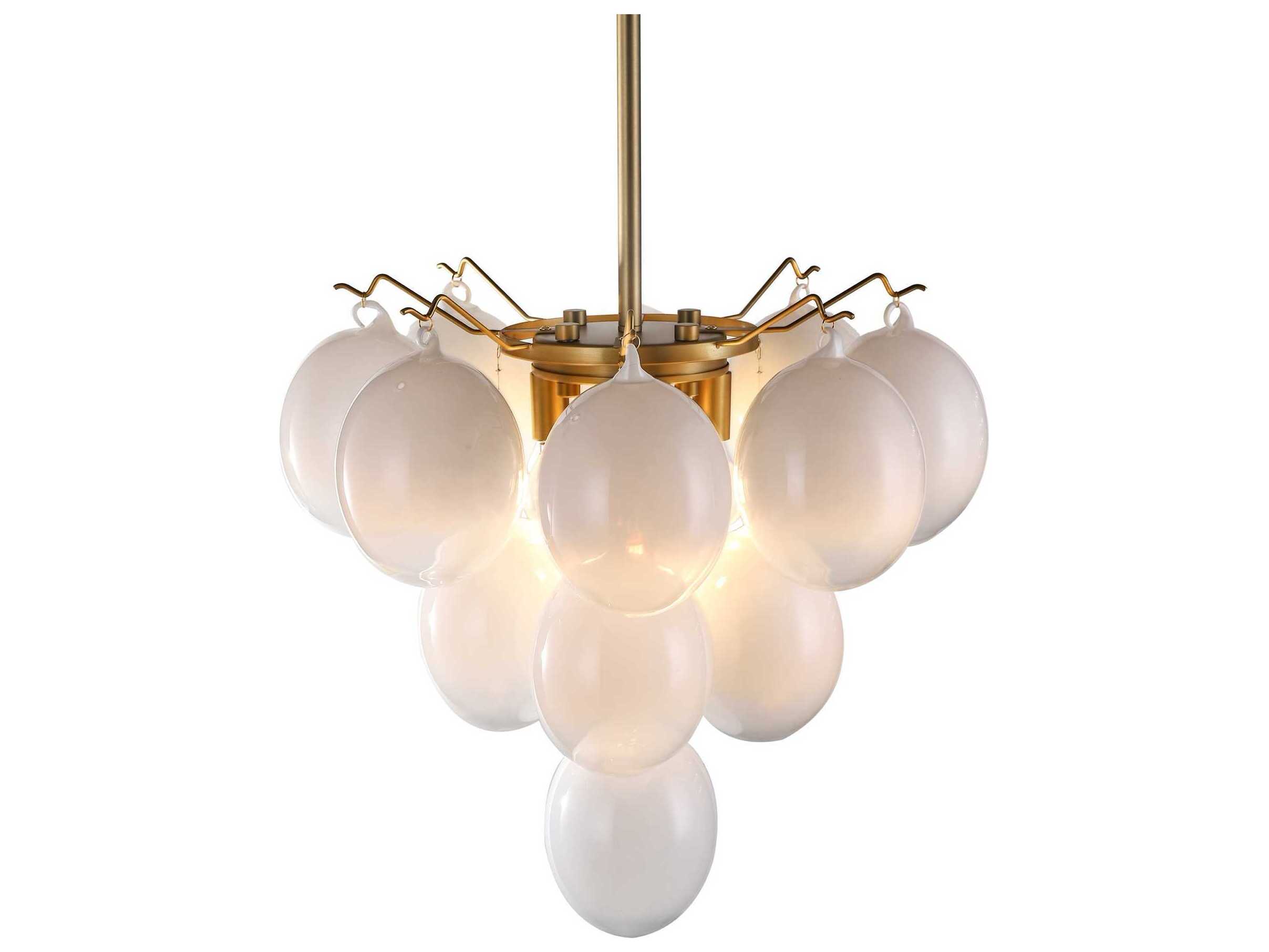 Artcraft Globo 5-Light Brass Globe Chandelier