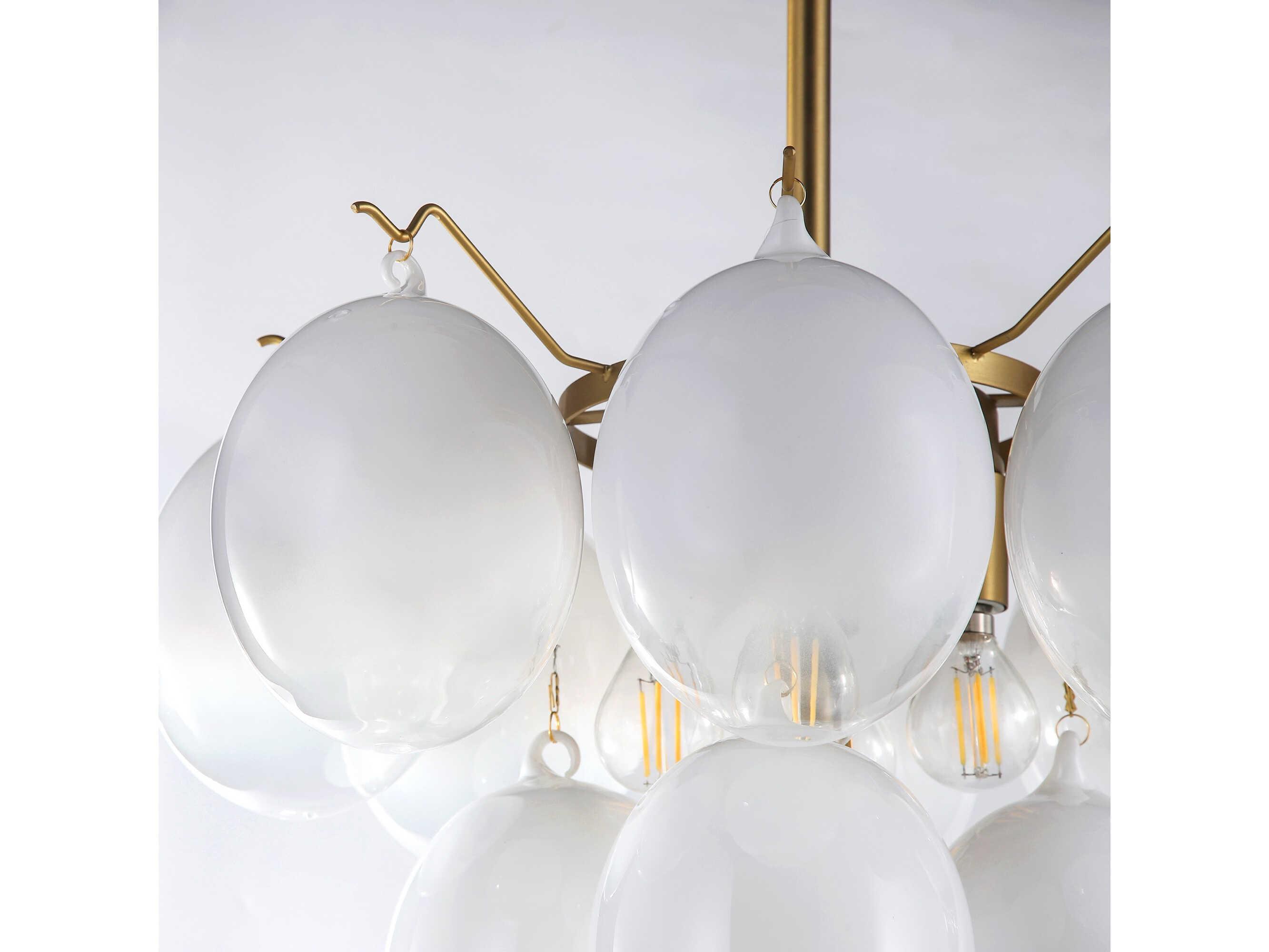 Artcraft Globo 5-Light Brass Globe Chandelier