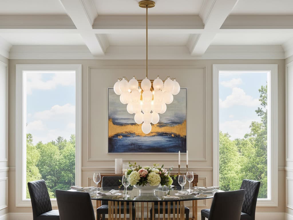 Artcraft Globo 13-Light Brushed Brass Globe Tiered Chandelier