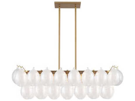 Artcraft Globo 8-Light Brass Island Pendant