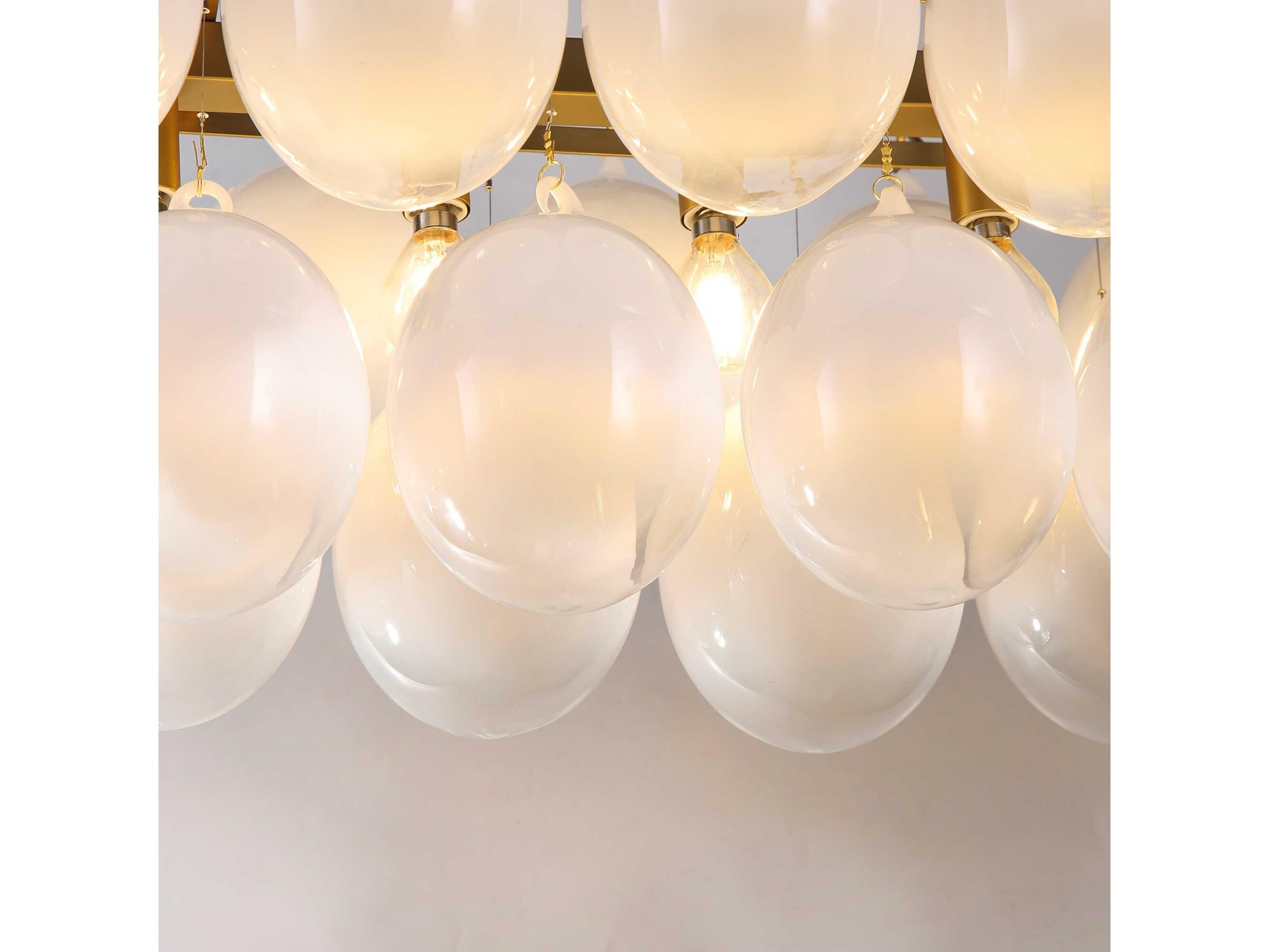 Artcraft Globo 8-Light Brass Island Pendant