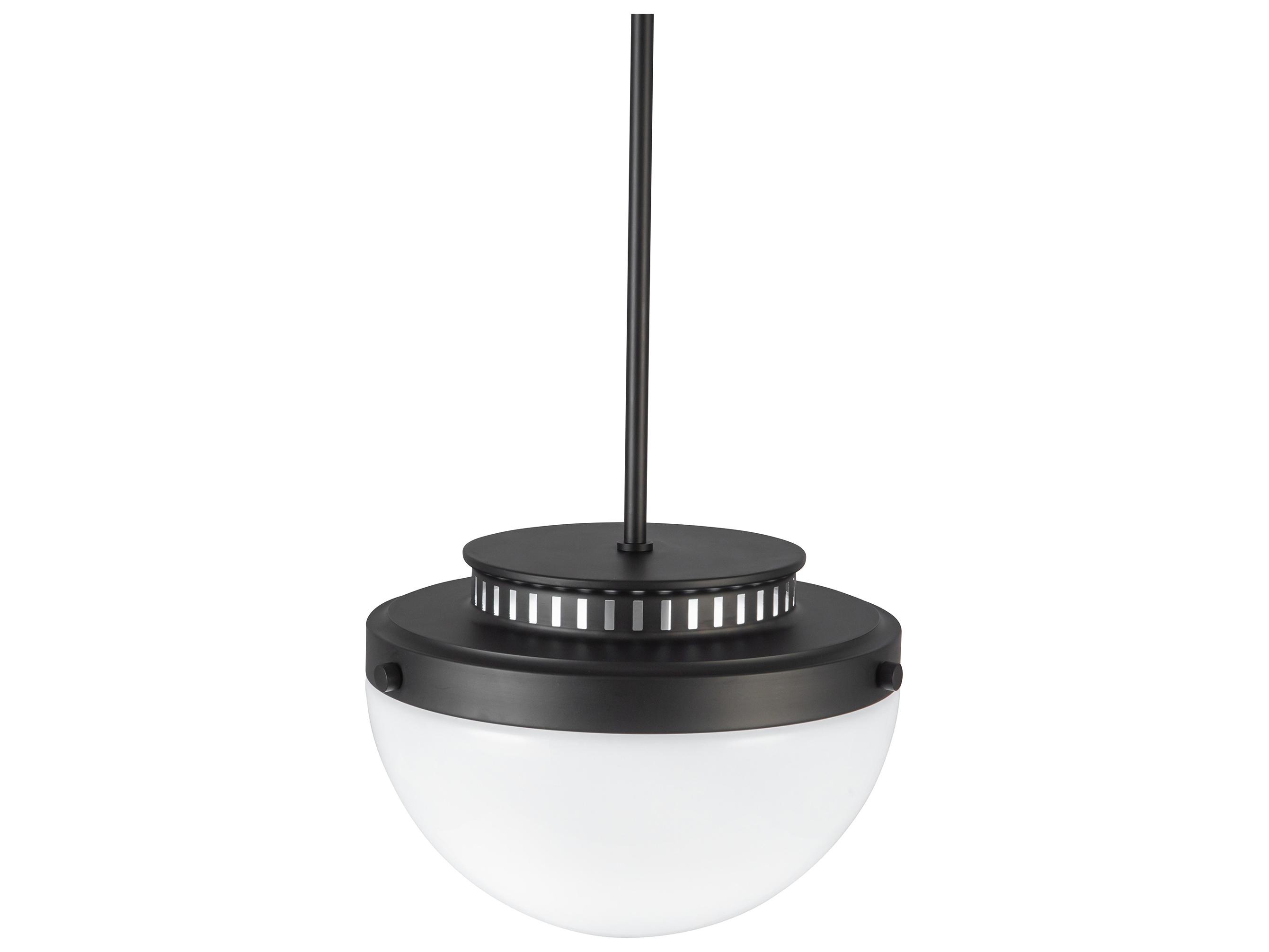 Artcraft Dahlia 1-Light Black Mini Pendant