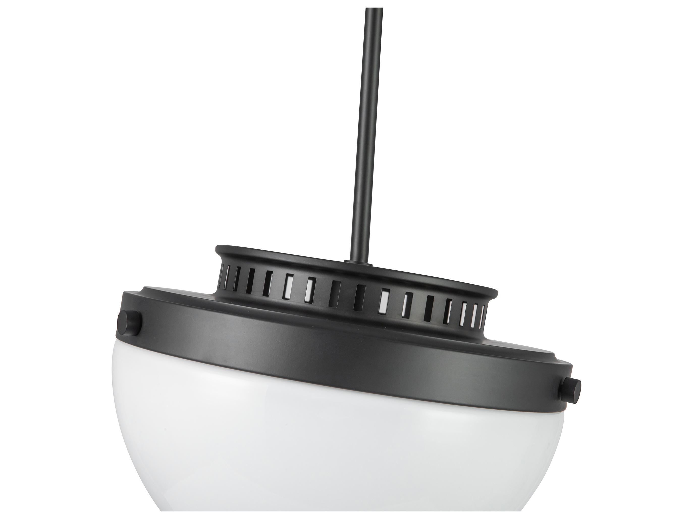 Artcraft Dahlia 1-Light Black Mini Pendant