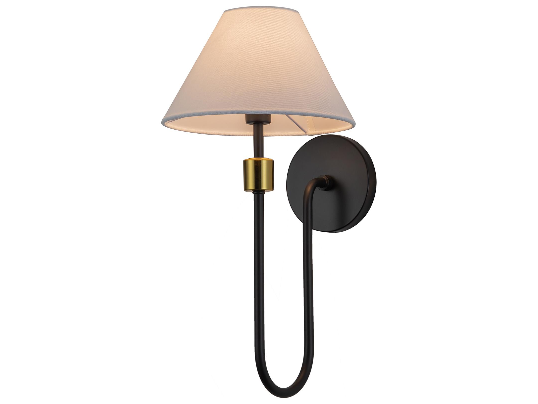 Artcraft Providence 1-Light Black Wall Sconce