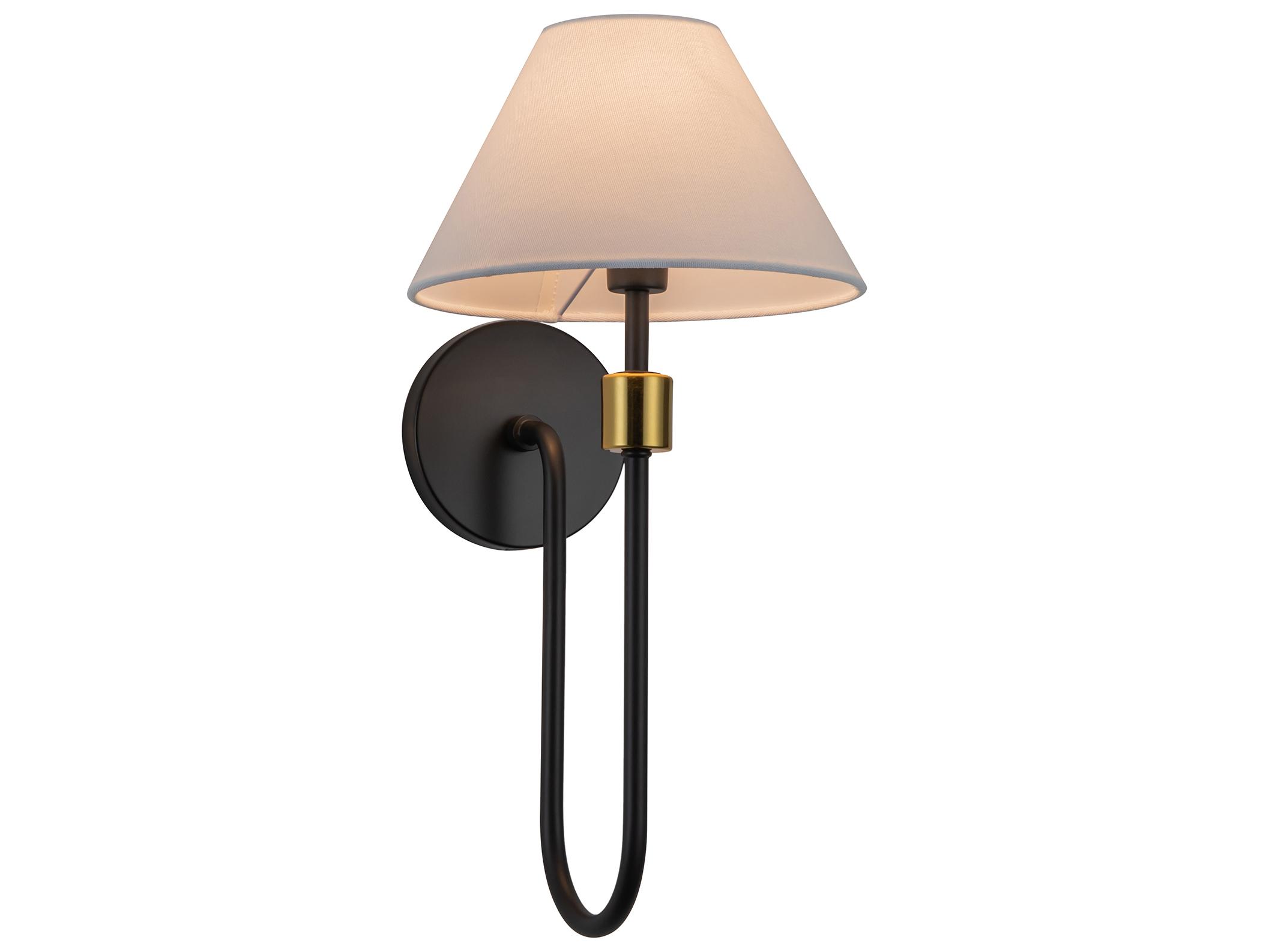 Artcraft Providence 1-Light Black Wall Sconce
