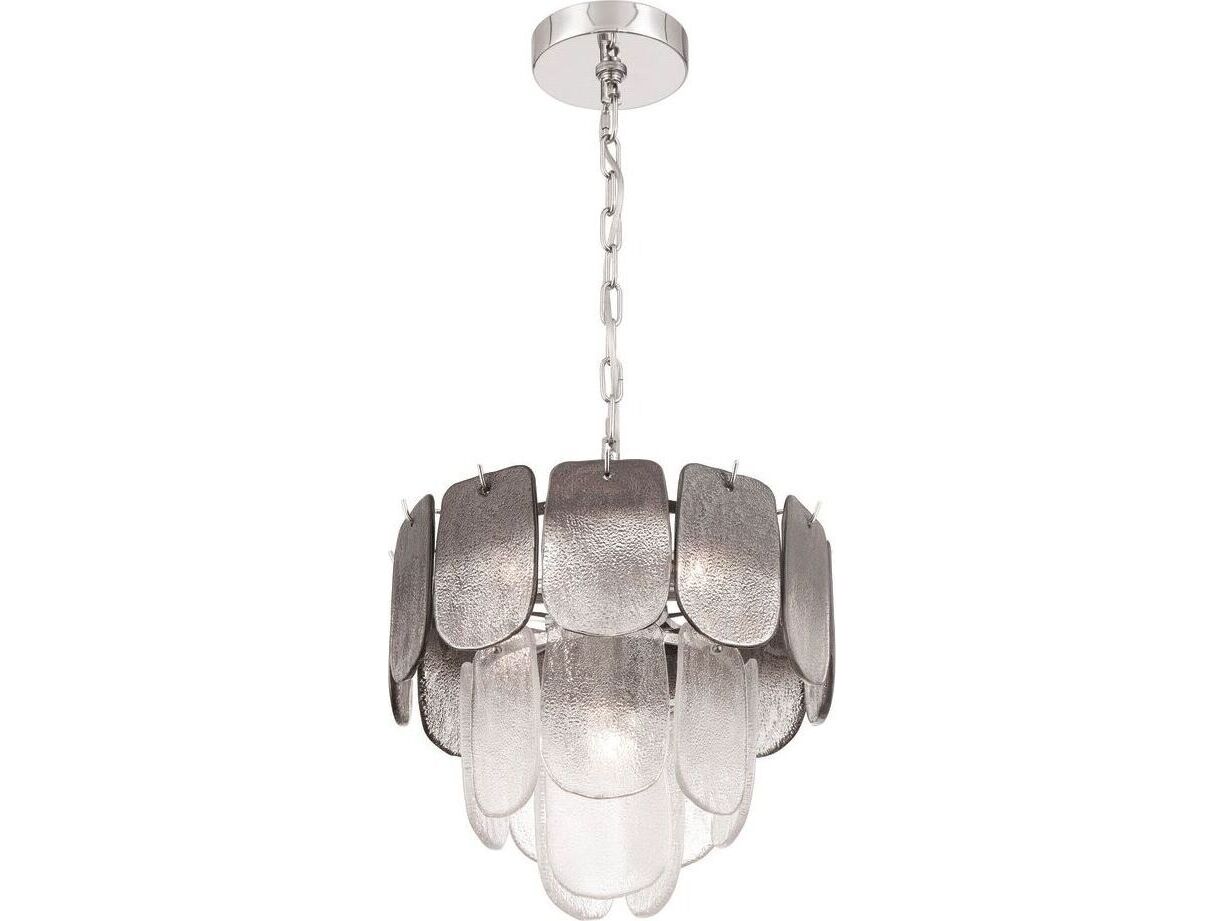 Artcraft Bianca 5 - Light Polished Nickel Steel Pendant