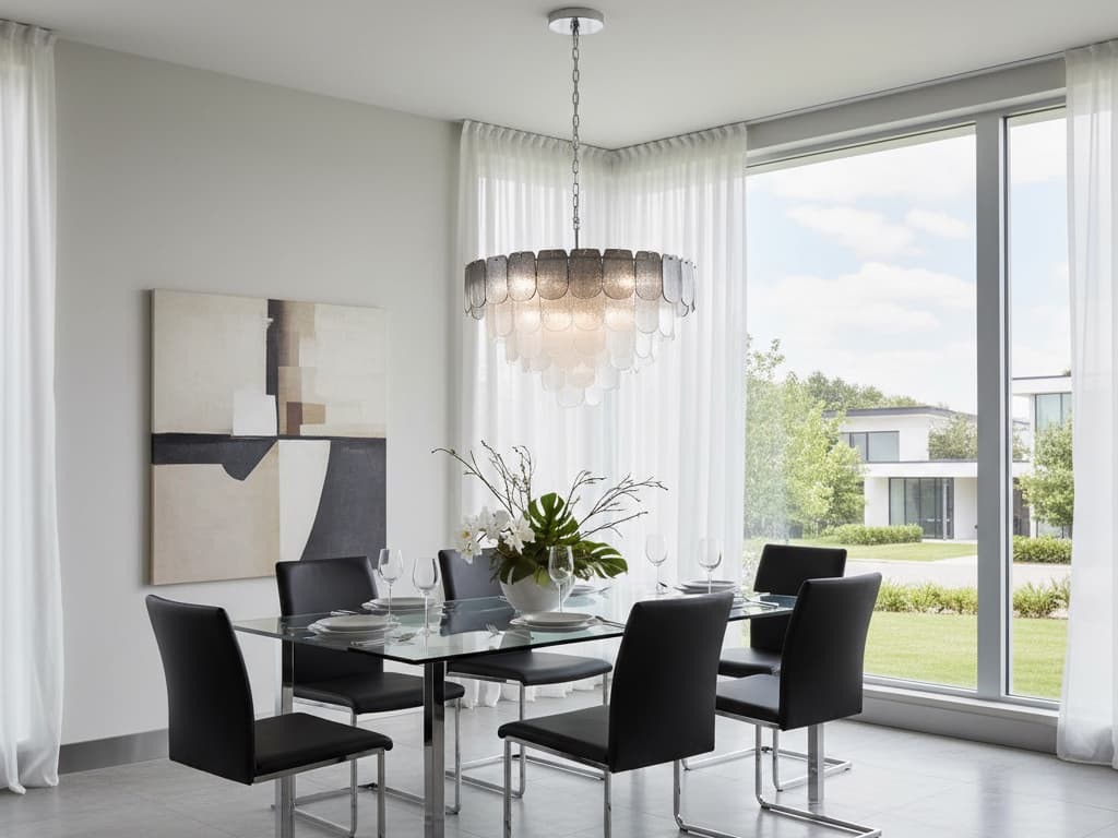 Artcraft Bianca 19-Light Polished Nickel Crystalline Smoke Chandelier