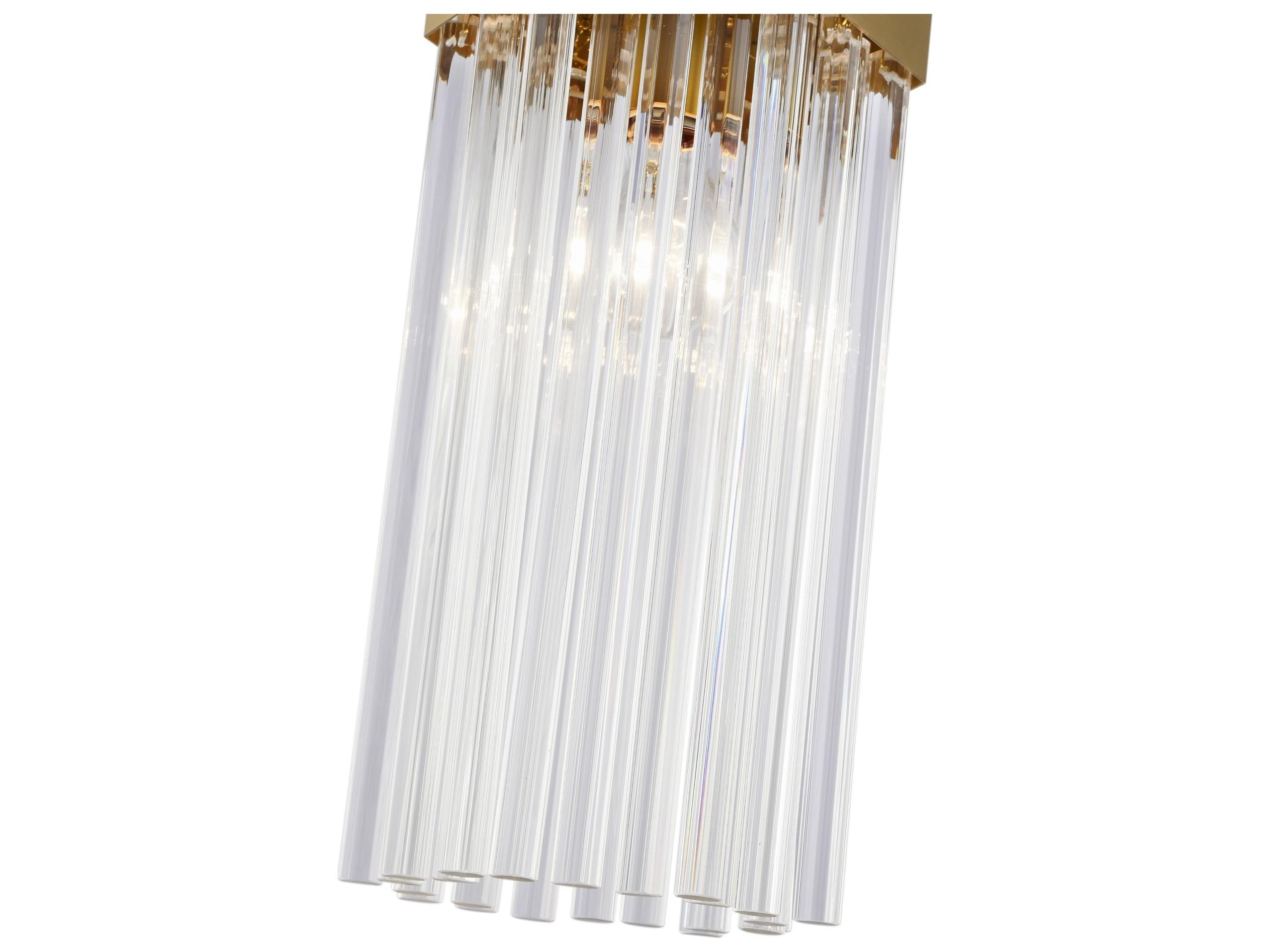 Artcraft Emma 1-Light Brushed Brass Mini Pendant