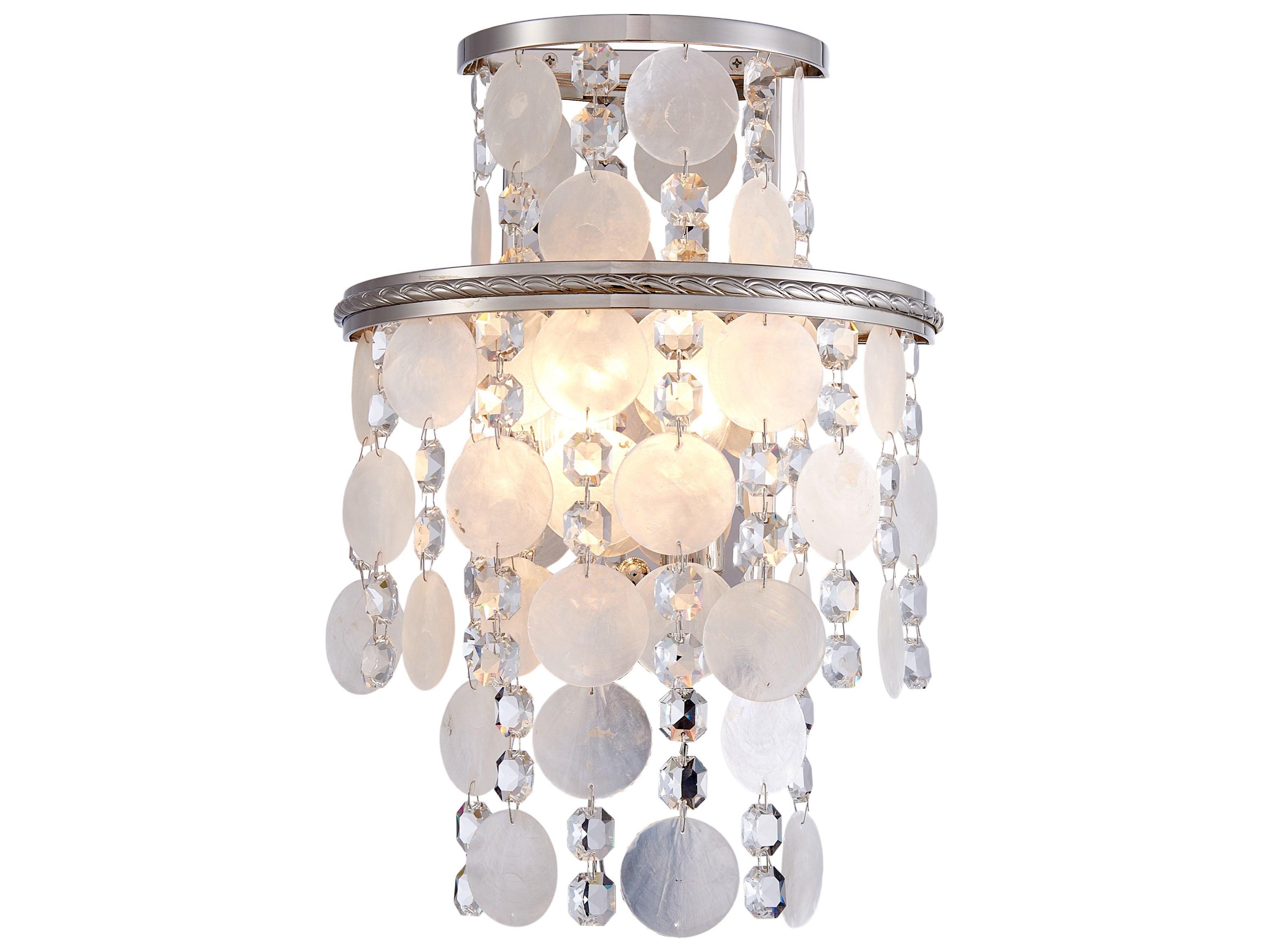 Artcraft Avara 2-Light Polished Nickel Wall Sconce