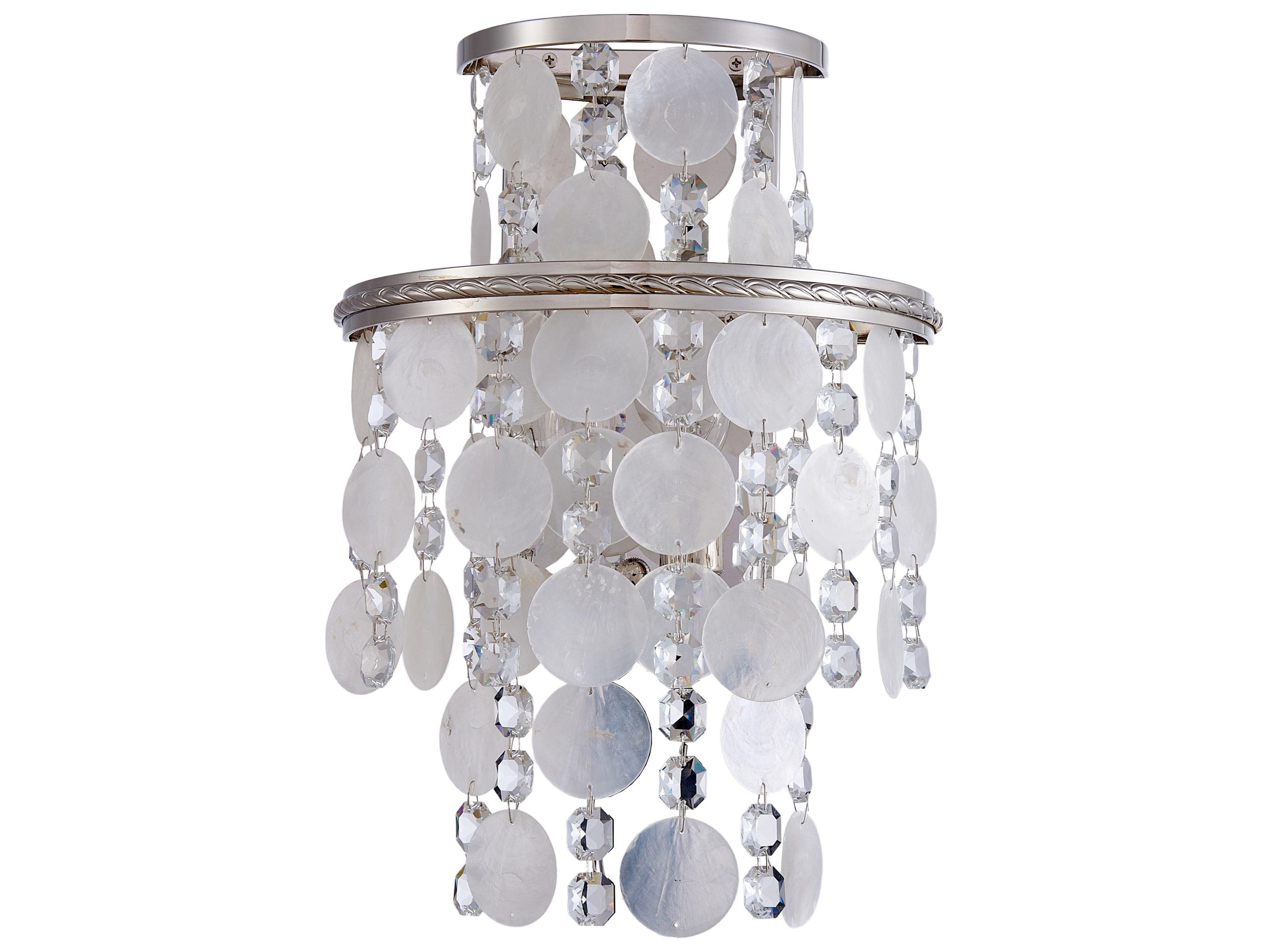 Artcraft Avara 2-Light Polished Nickel Wall Sconce