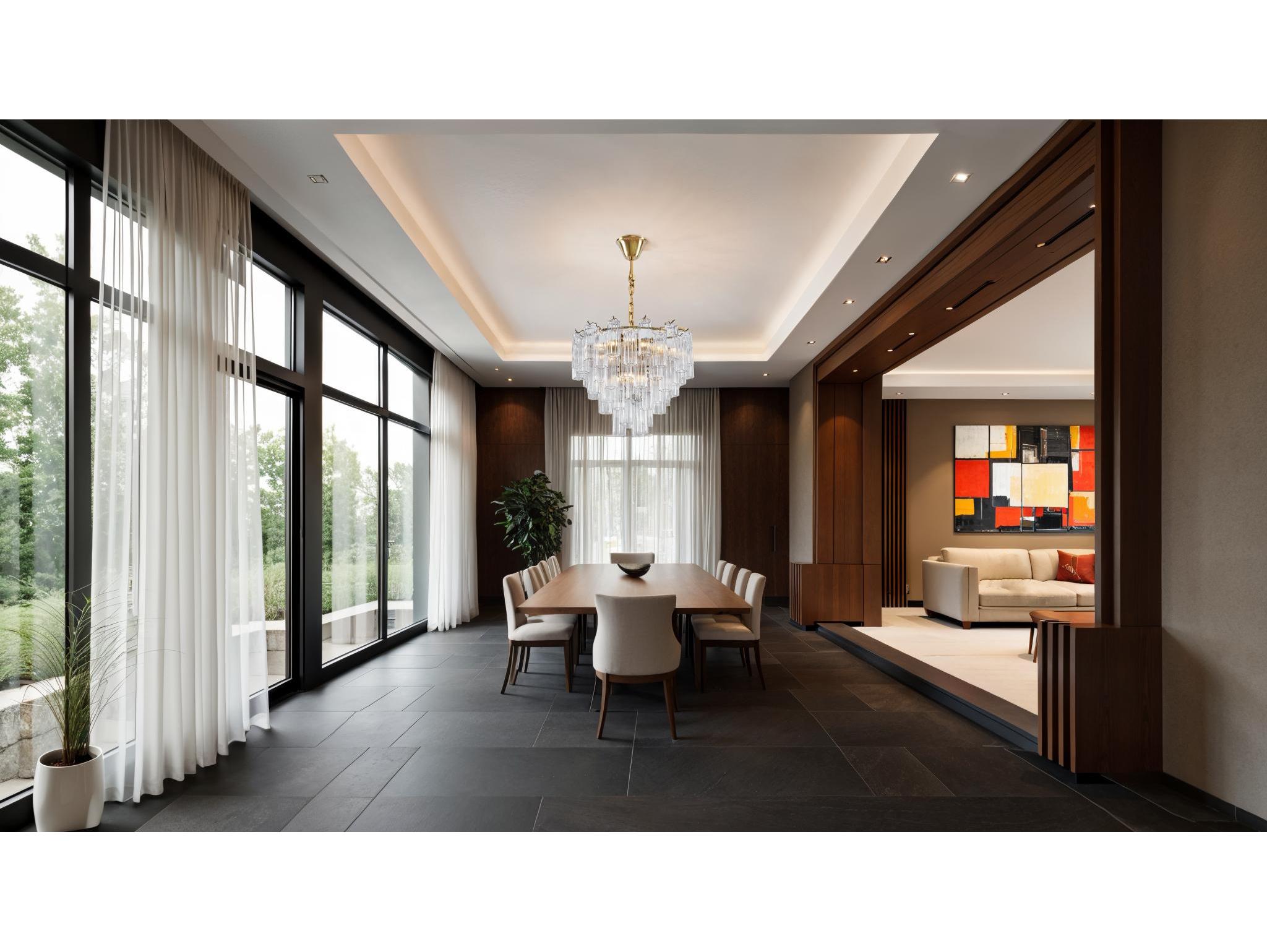 Artcraft Sophia 11 - Light Brass Off White Tiered Chandelier