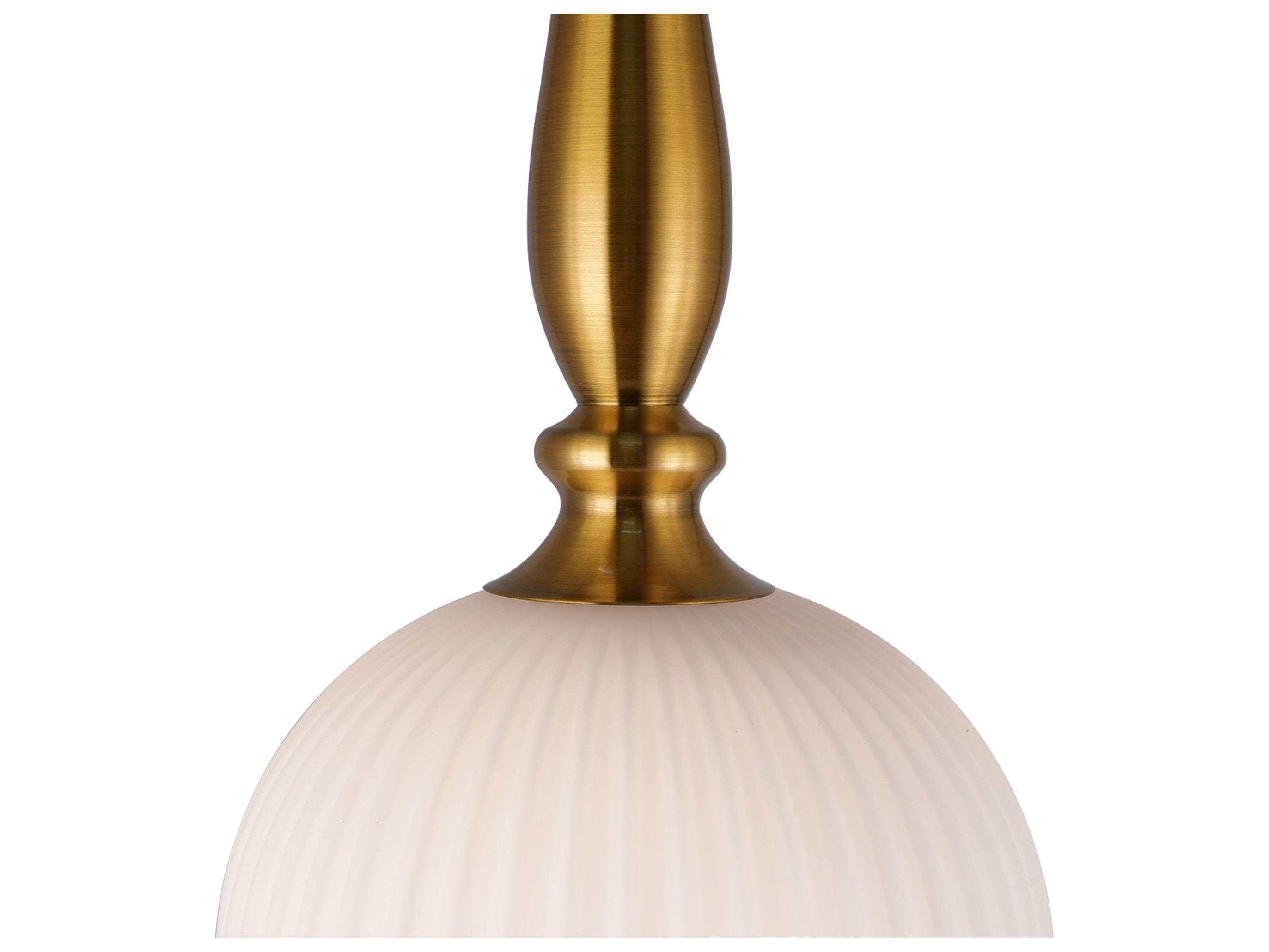 Artcraft Kate 1-Light Brushed Brass Mini Pendant