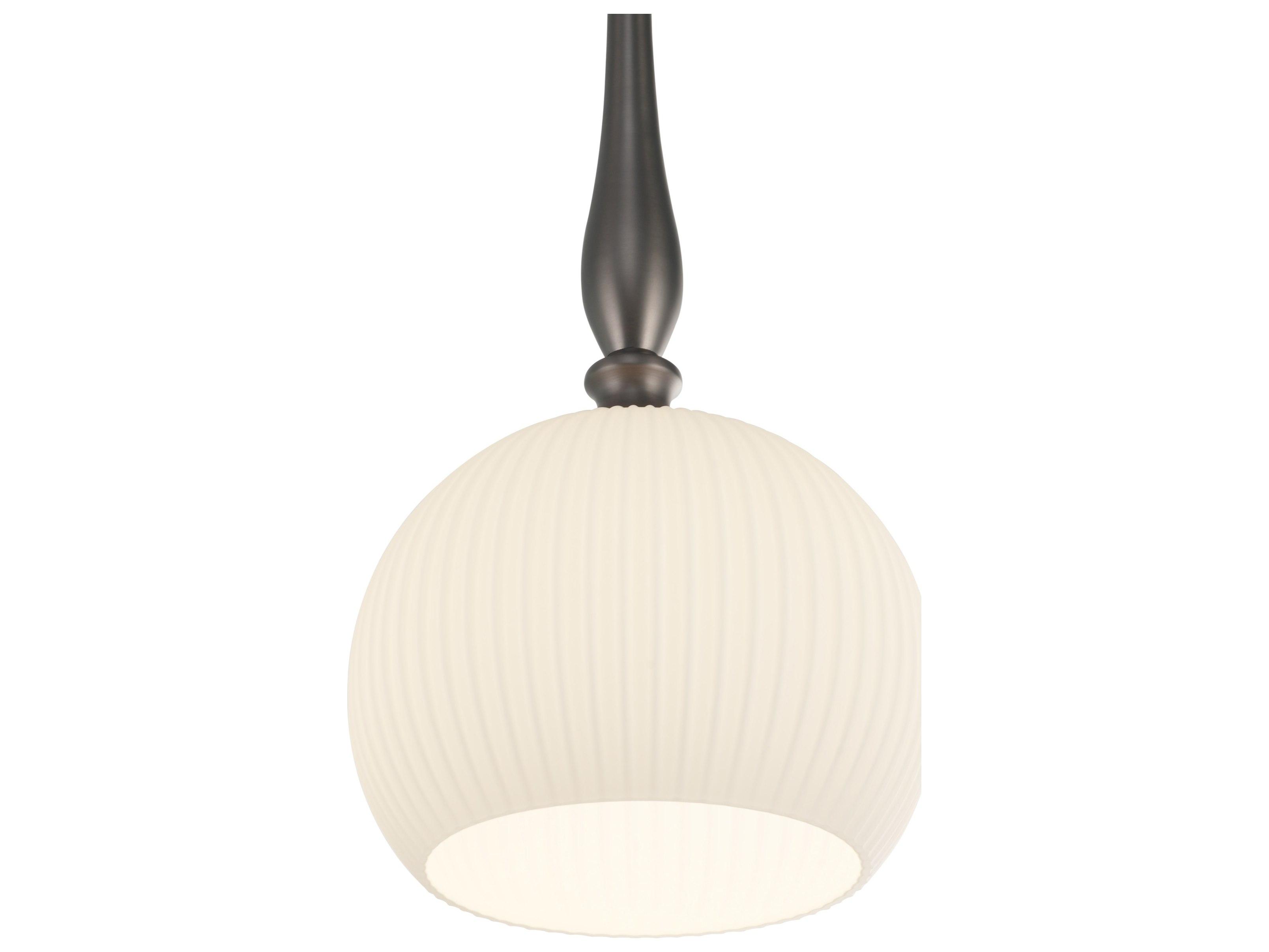 Artcraft Kate 1-Light Graphite Gray Dome Mini Pendant